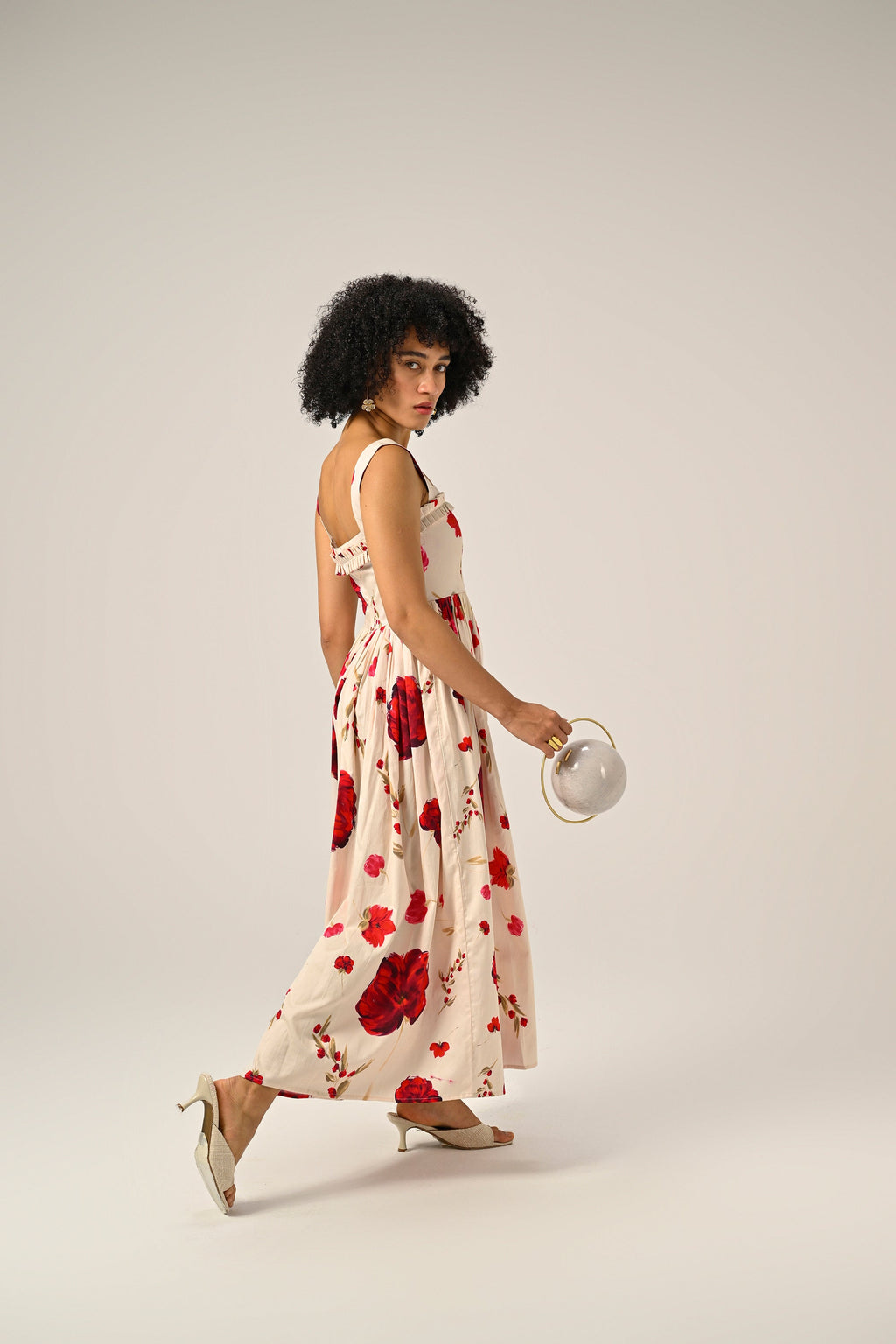 Scarlet Meadow Maxi Dress
