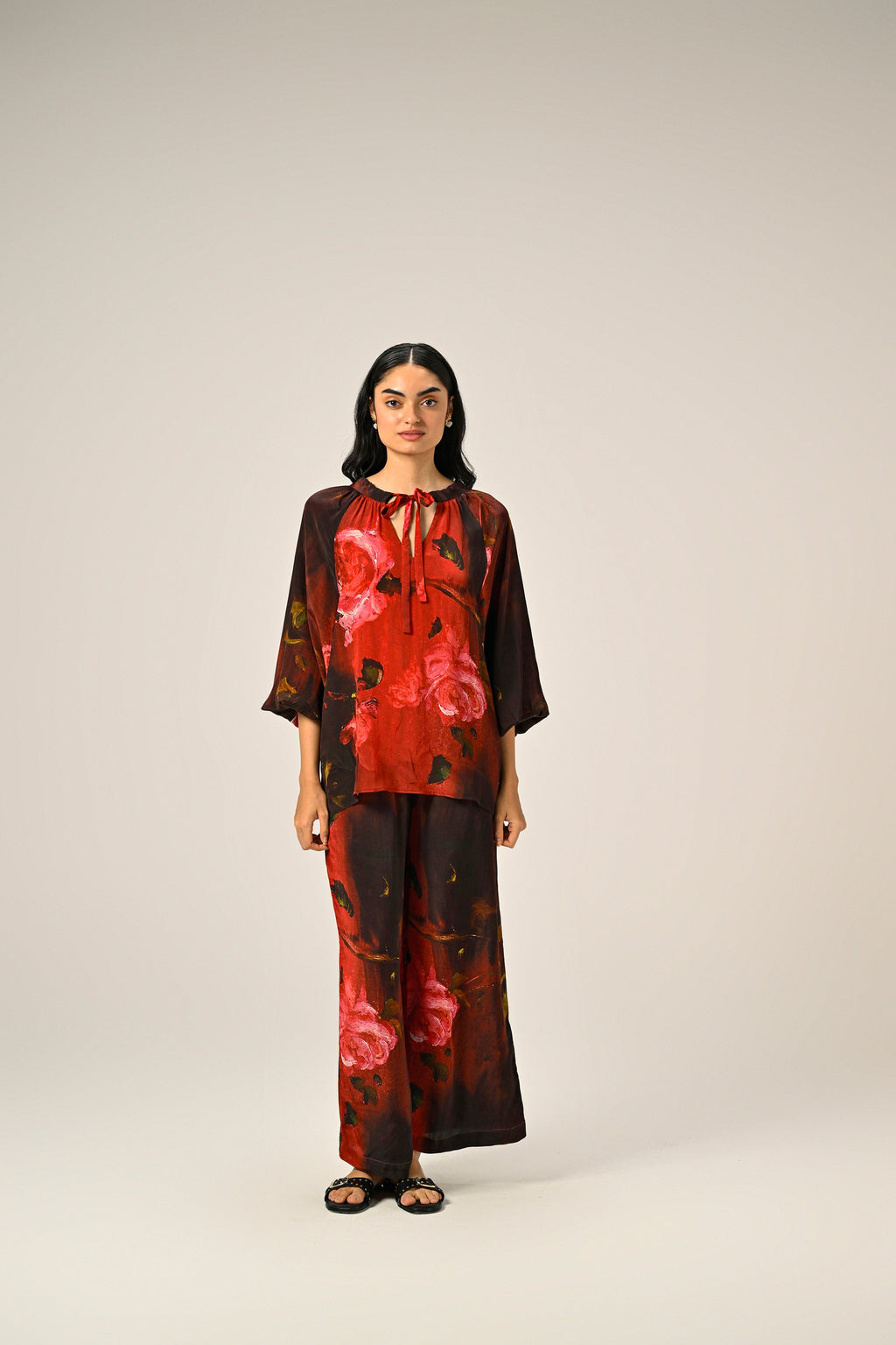 Crimson Allure Co-Ord Set