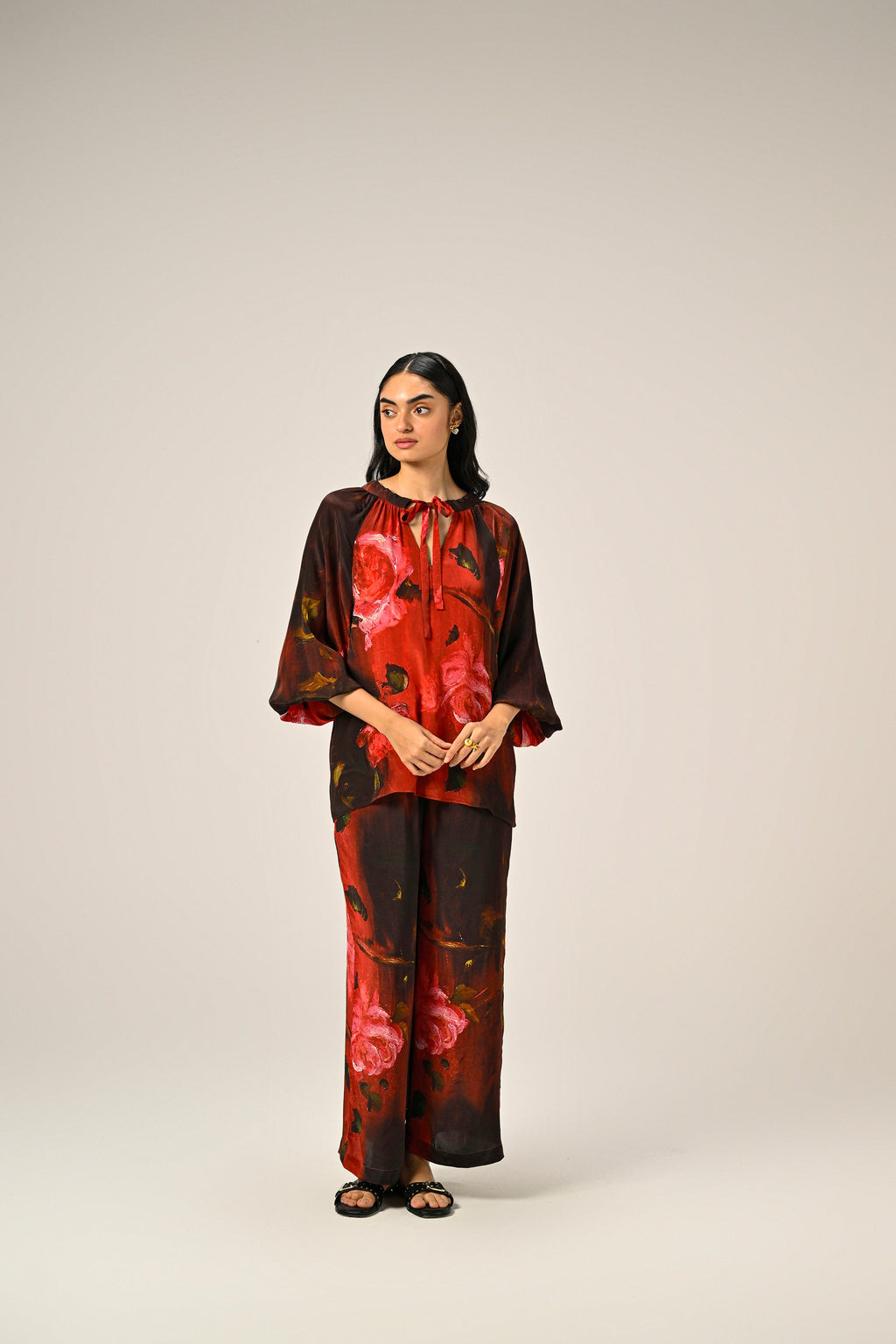 Crimson Allure Co-Ord Set