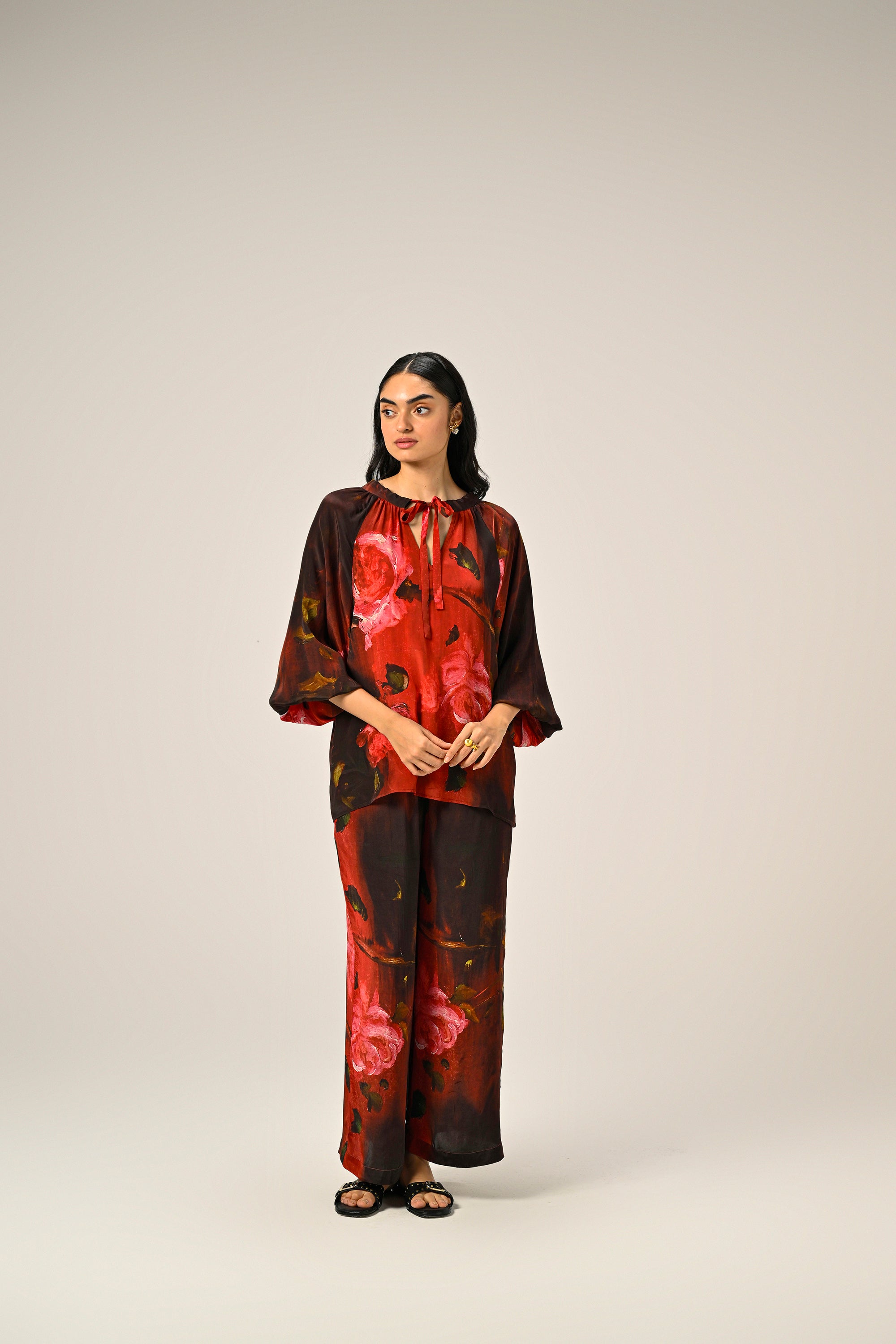 Crimson Allure Co-Ord Set