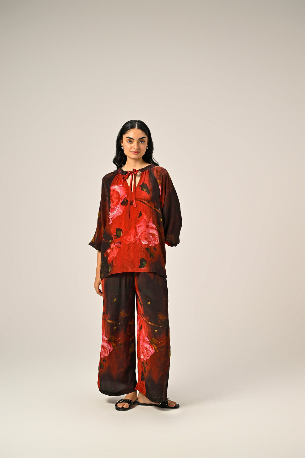Crimson Allure Co-Ord Set