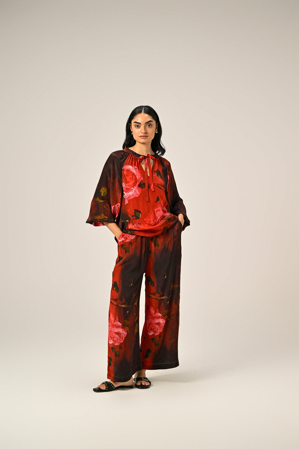 Crimson Allure Co-Ord Set