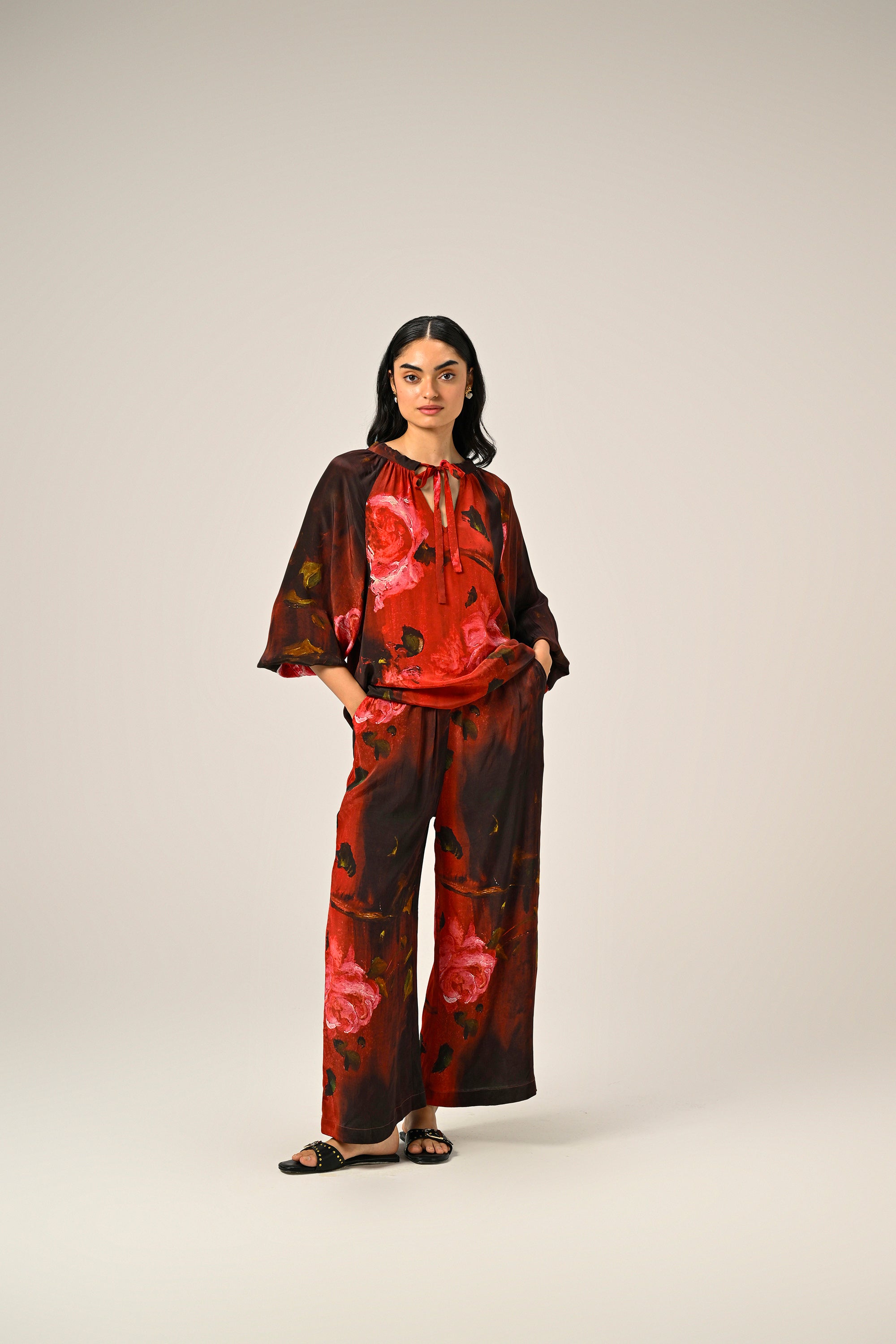 Crimson Allure Co-Ord Set