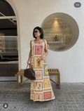 Rosa in Marianne Framed Maxi Dress