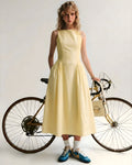 The Sun Shirred Panel Maxi Dress