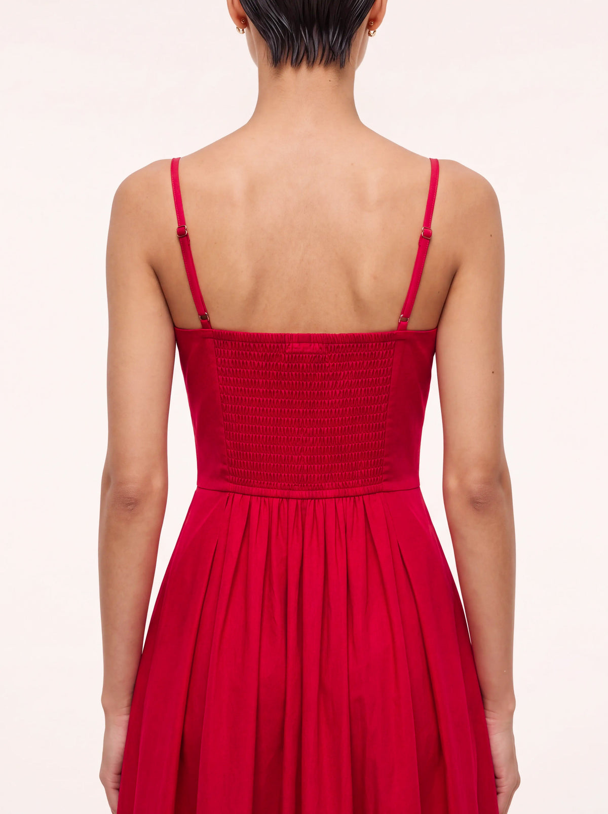 Odette Red Flared Maxi Dress