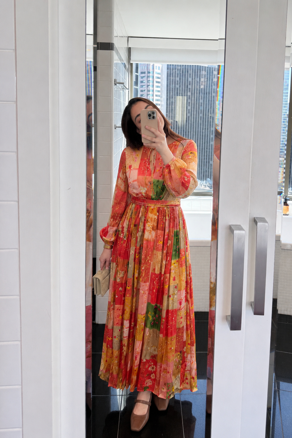 Bunila in Vijaya Silk Long Dress
