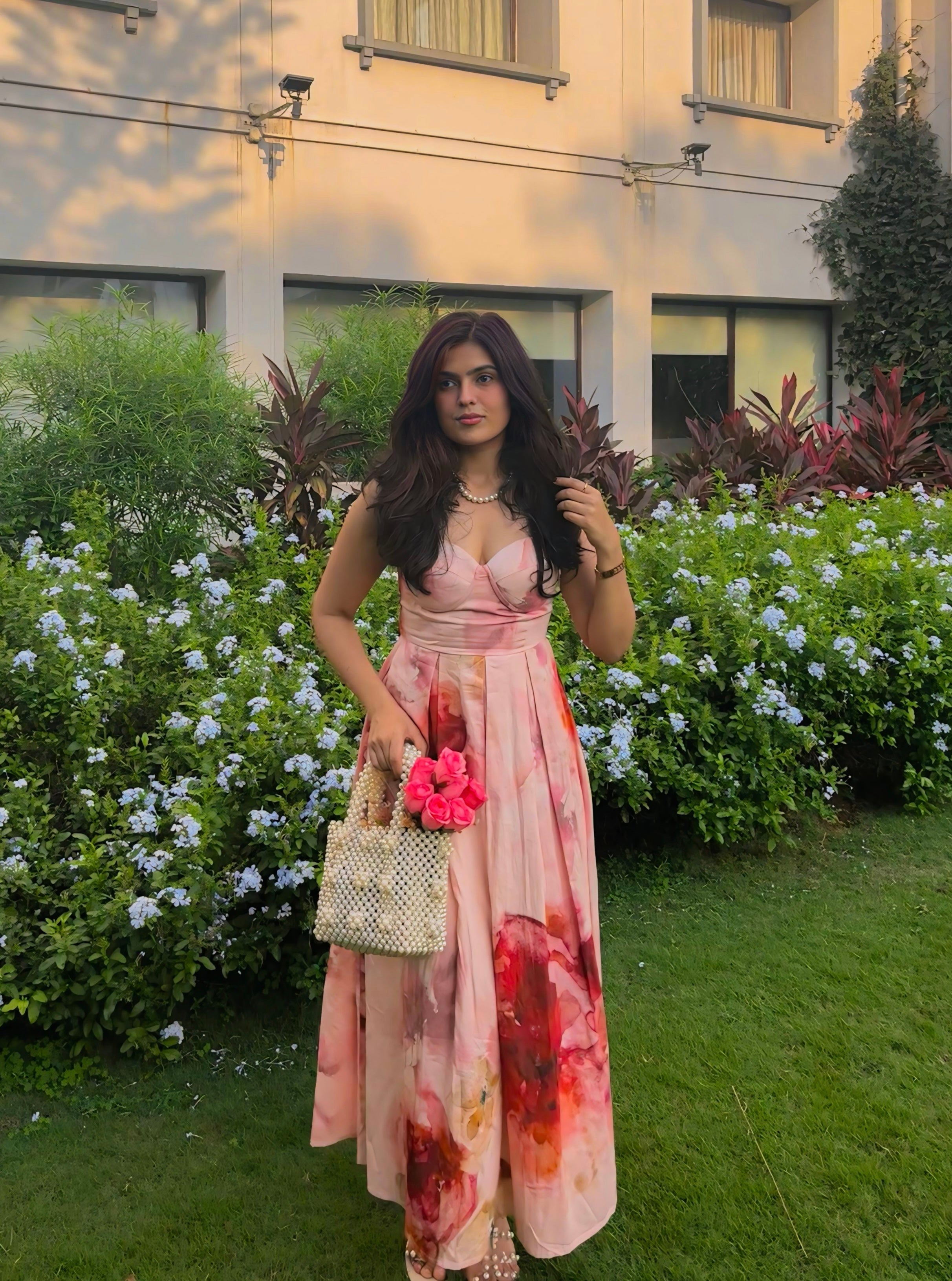Rhea in Rumman Padded Dress