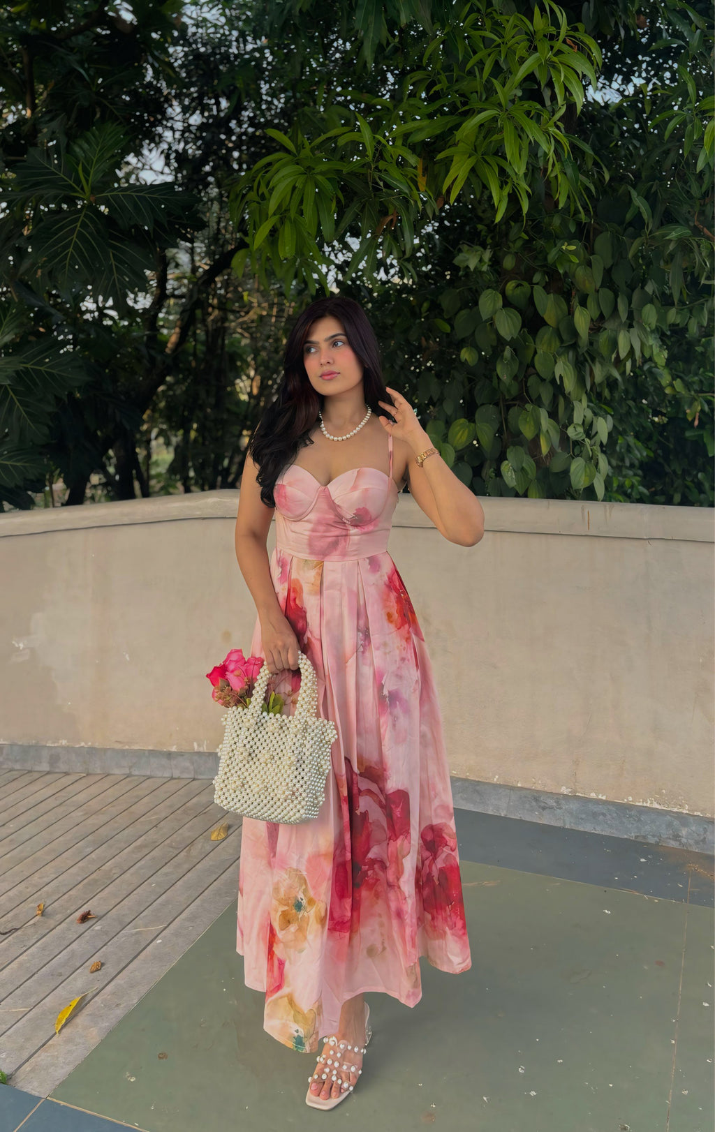 Shivangini in Rumman Padded Dress