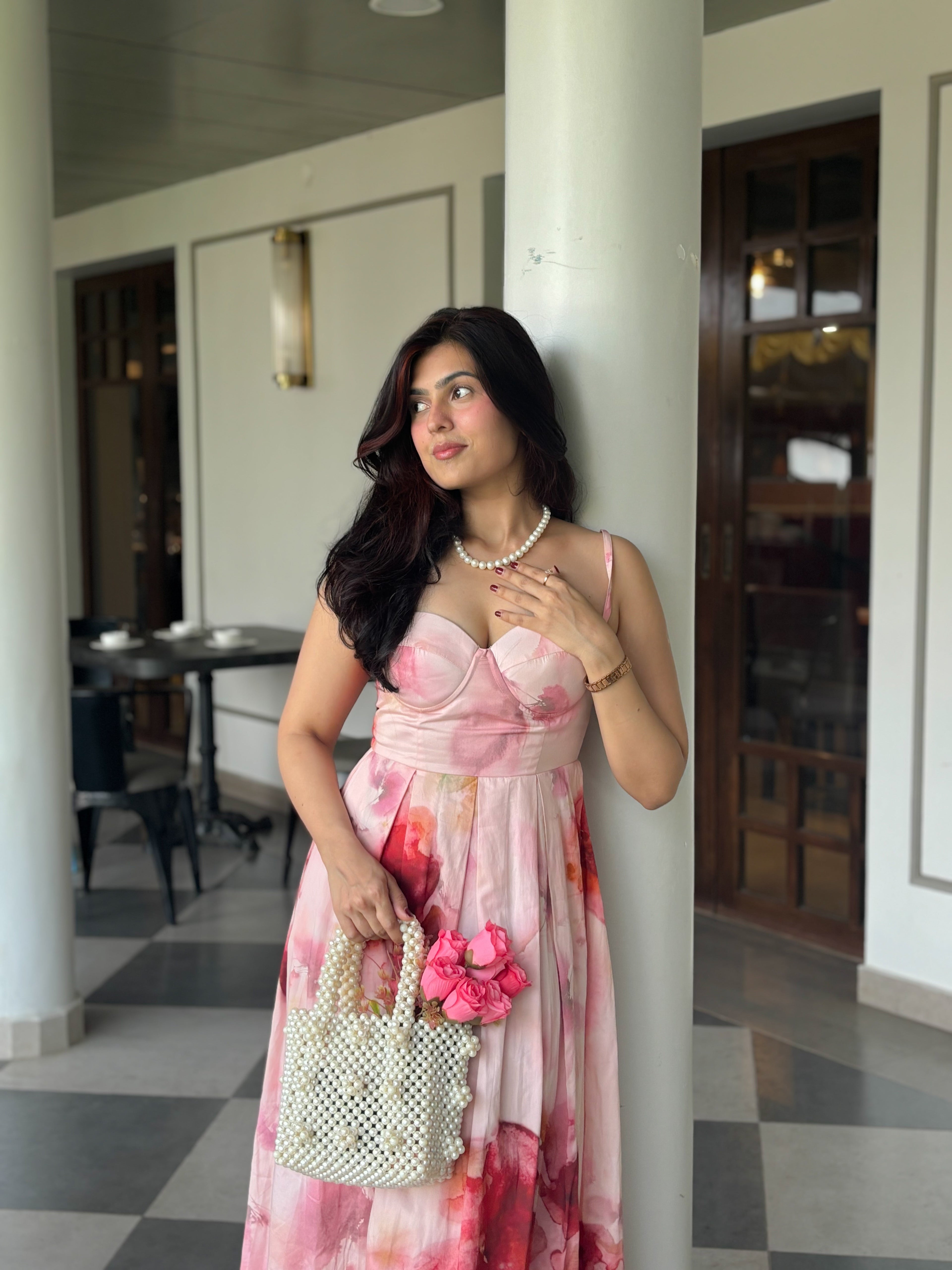 Shivangini in Rumman Padded Dress