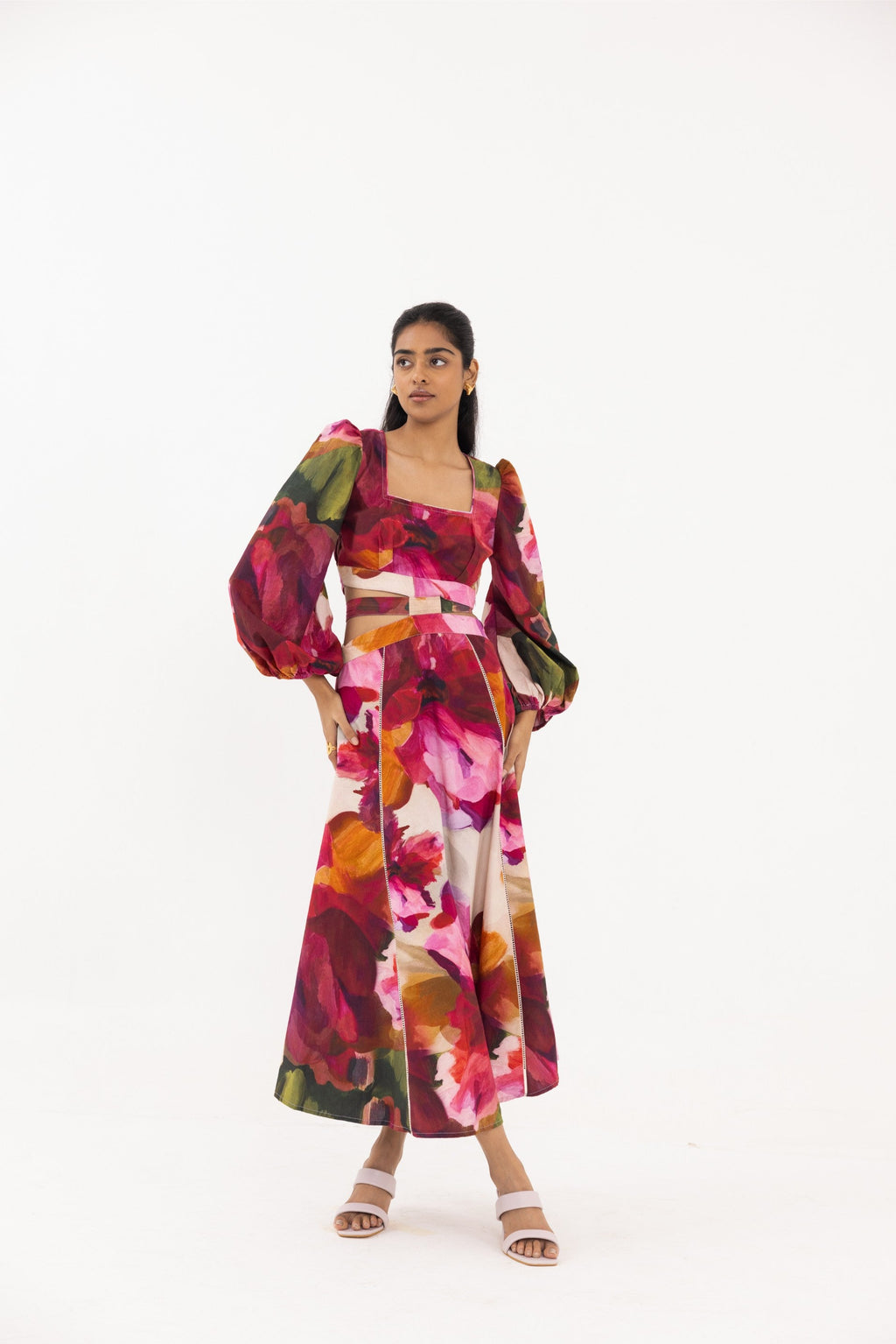 Buy Now Zahra Long Dress | Elegant Resort Maxi Dress | thr3letter