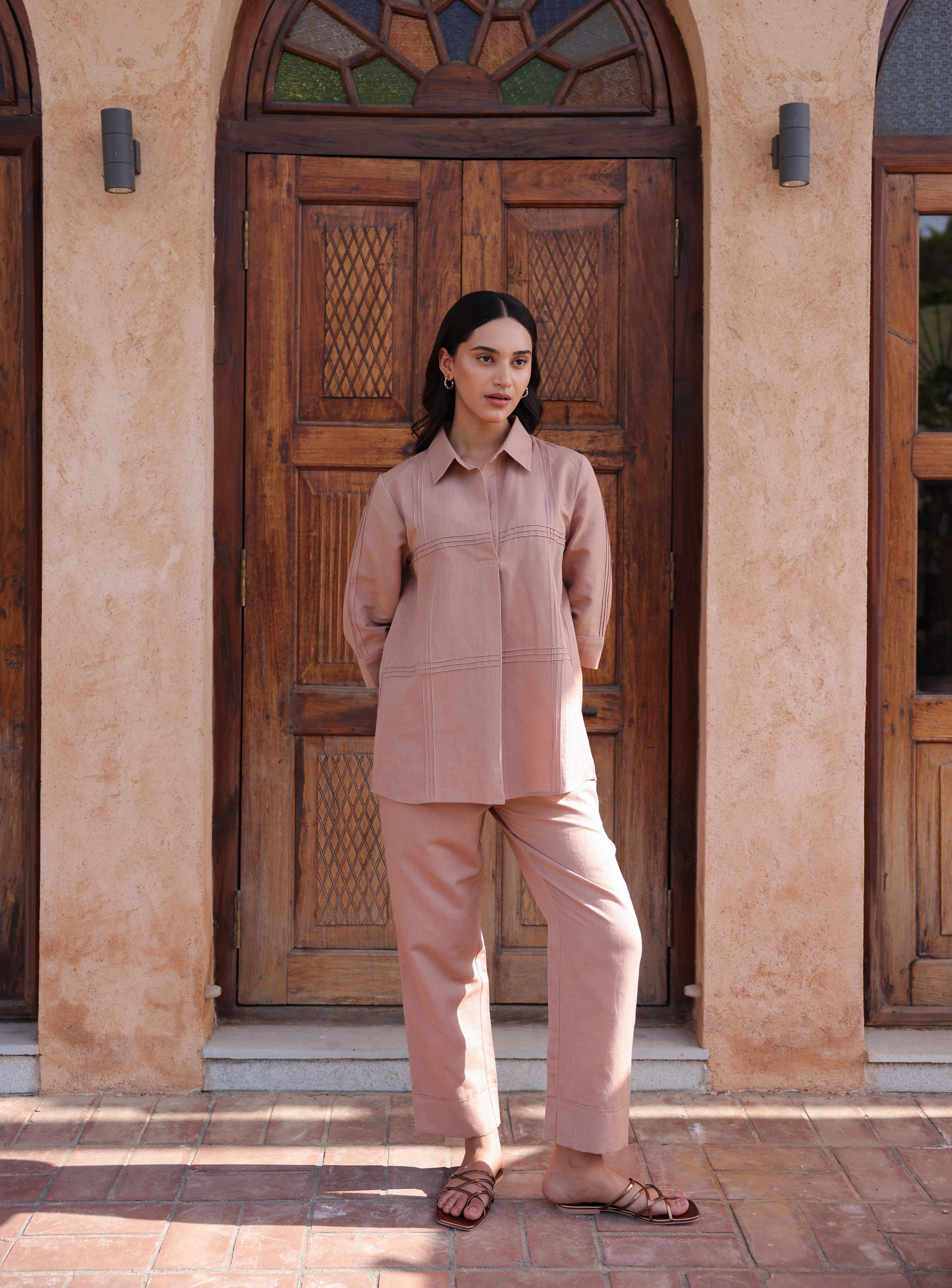 Jomon Linen Co-ord Set - Beige