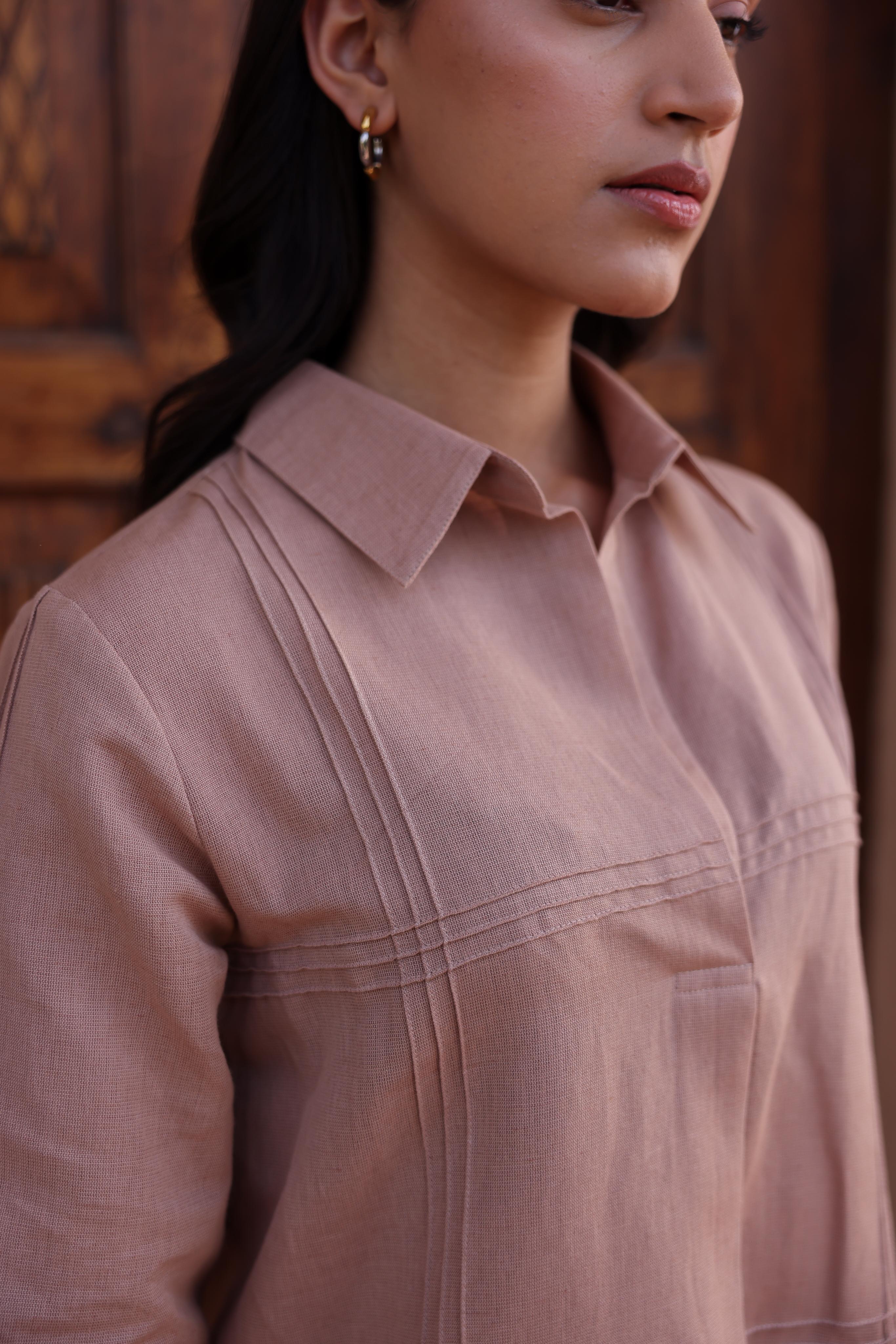 Jomon Linen Co-ord Set - Beige