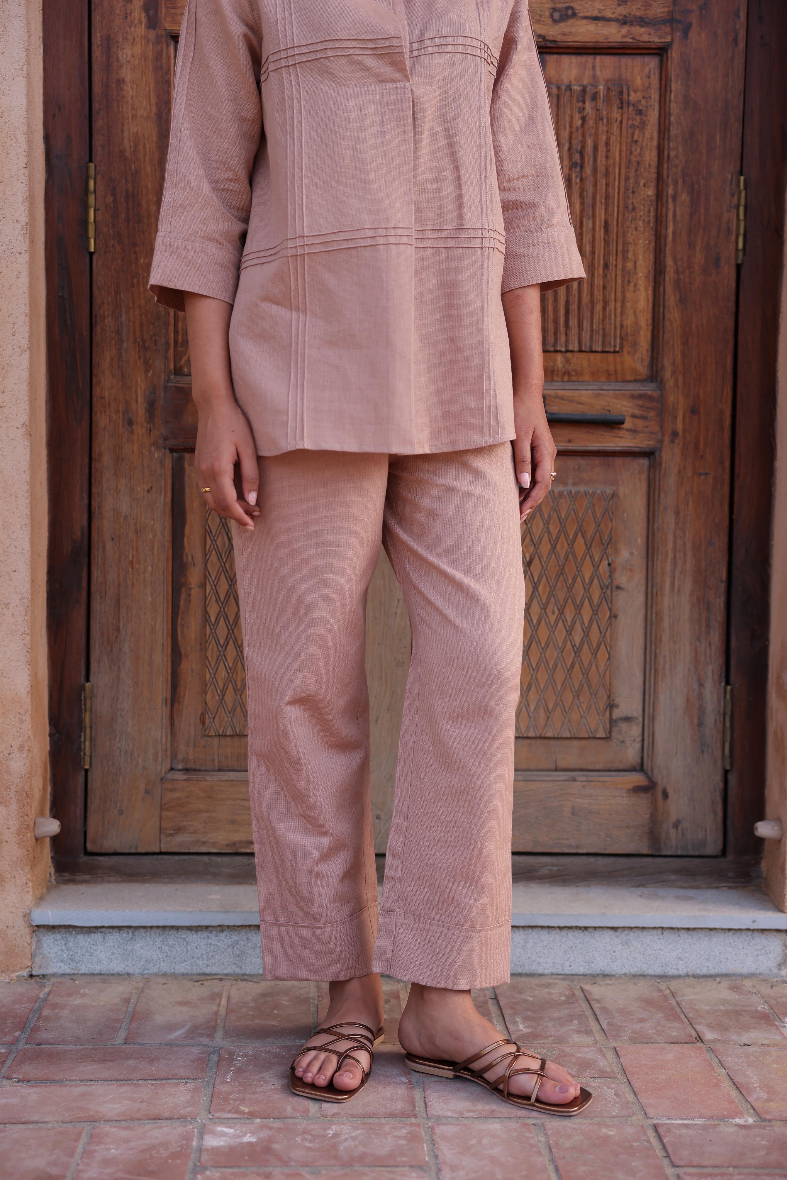 Jomon Linen Co-ord Set - Beige
