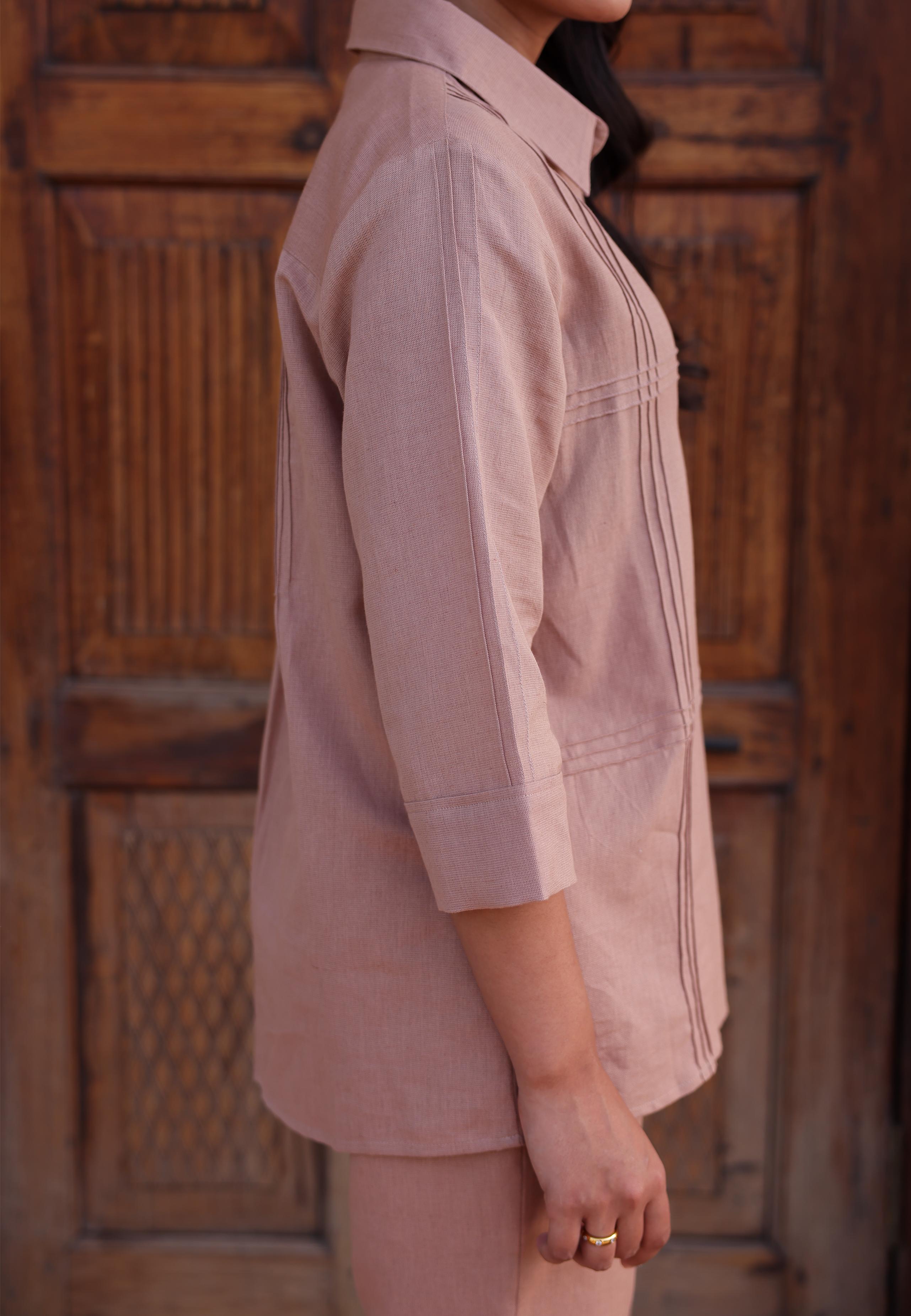 Jomon Linen Co-ord Set - Beige
