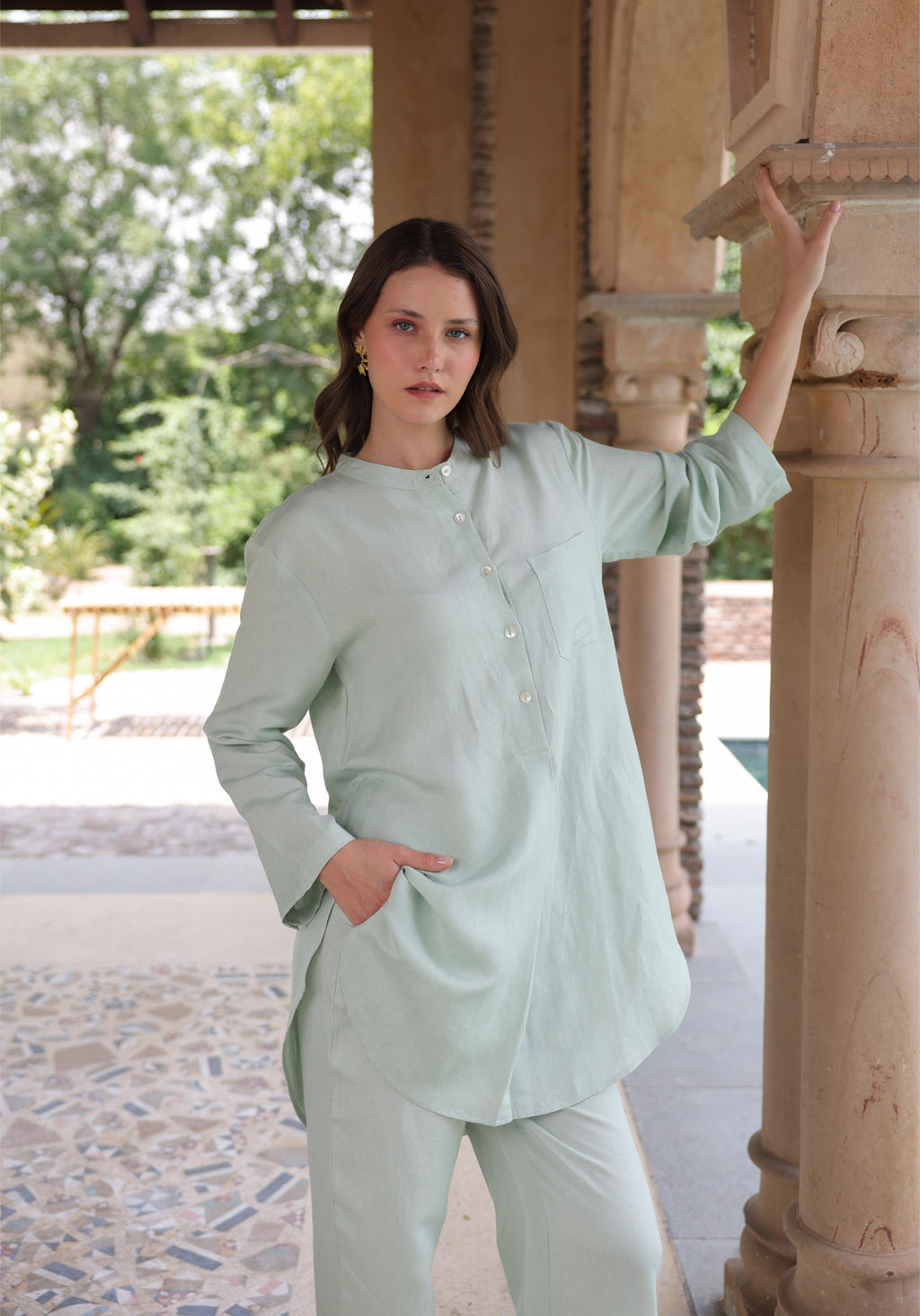 Anaqa Co-ord Set - Mint