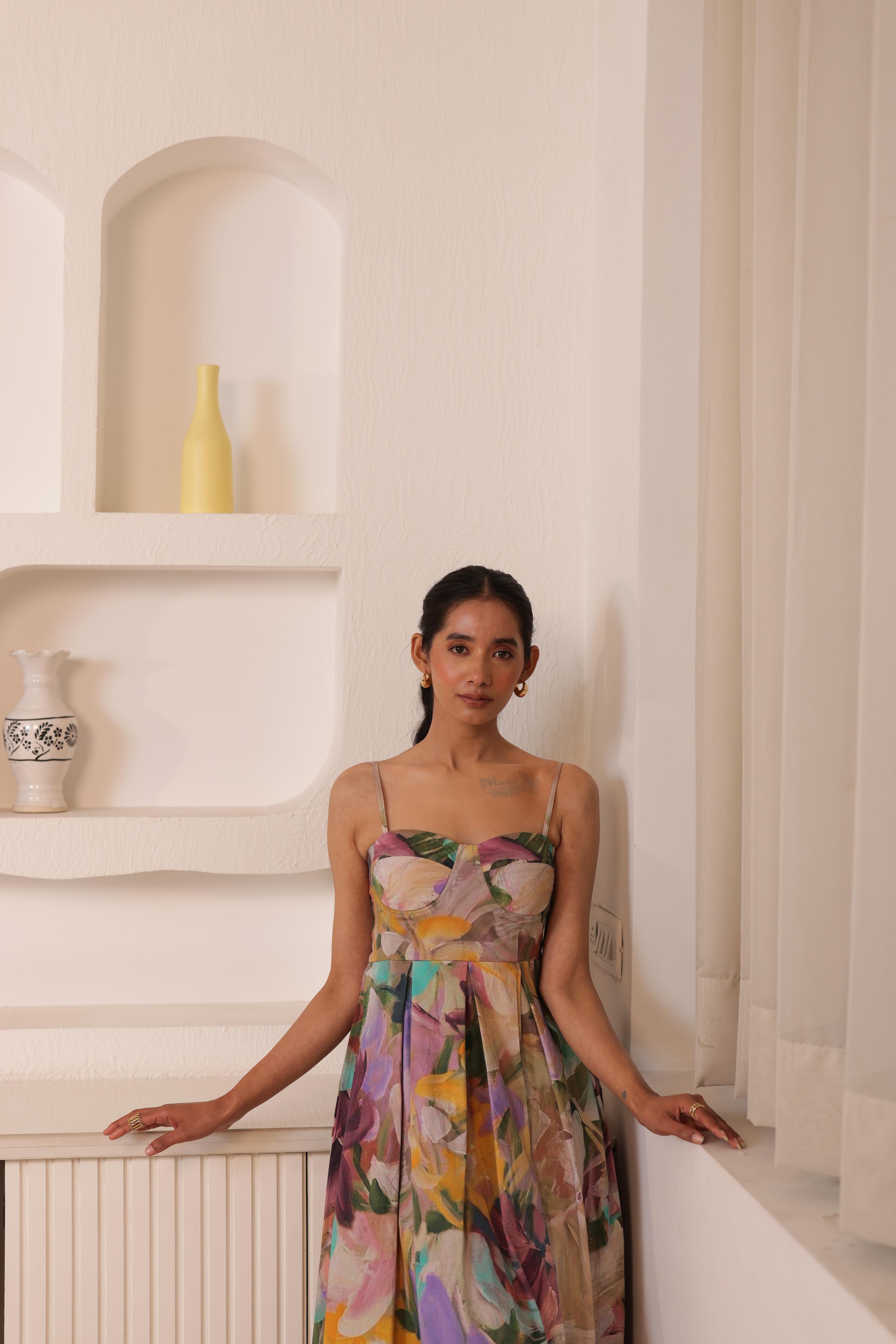 Leena in Nissar Padded Dress