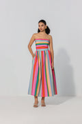 Painted Stripe Maxi Dress
