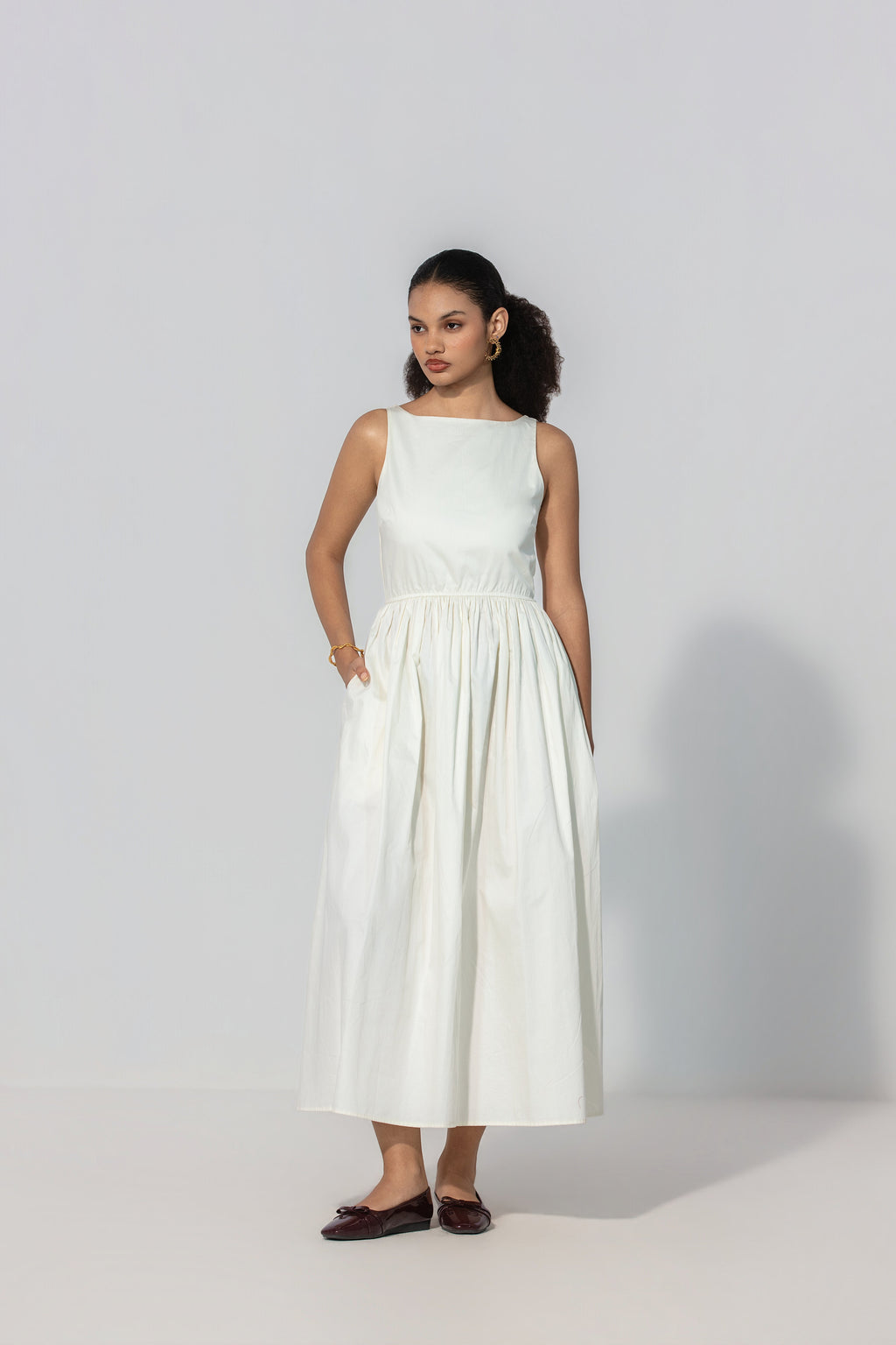 Ivory Gallery Maxi Dress