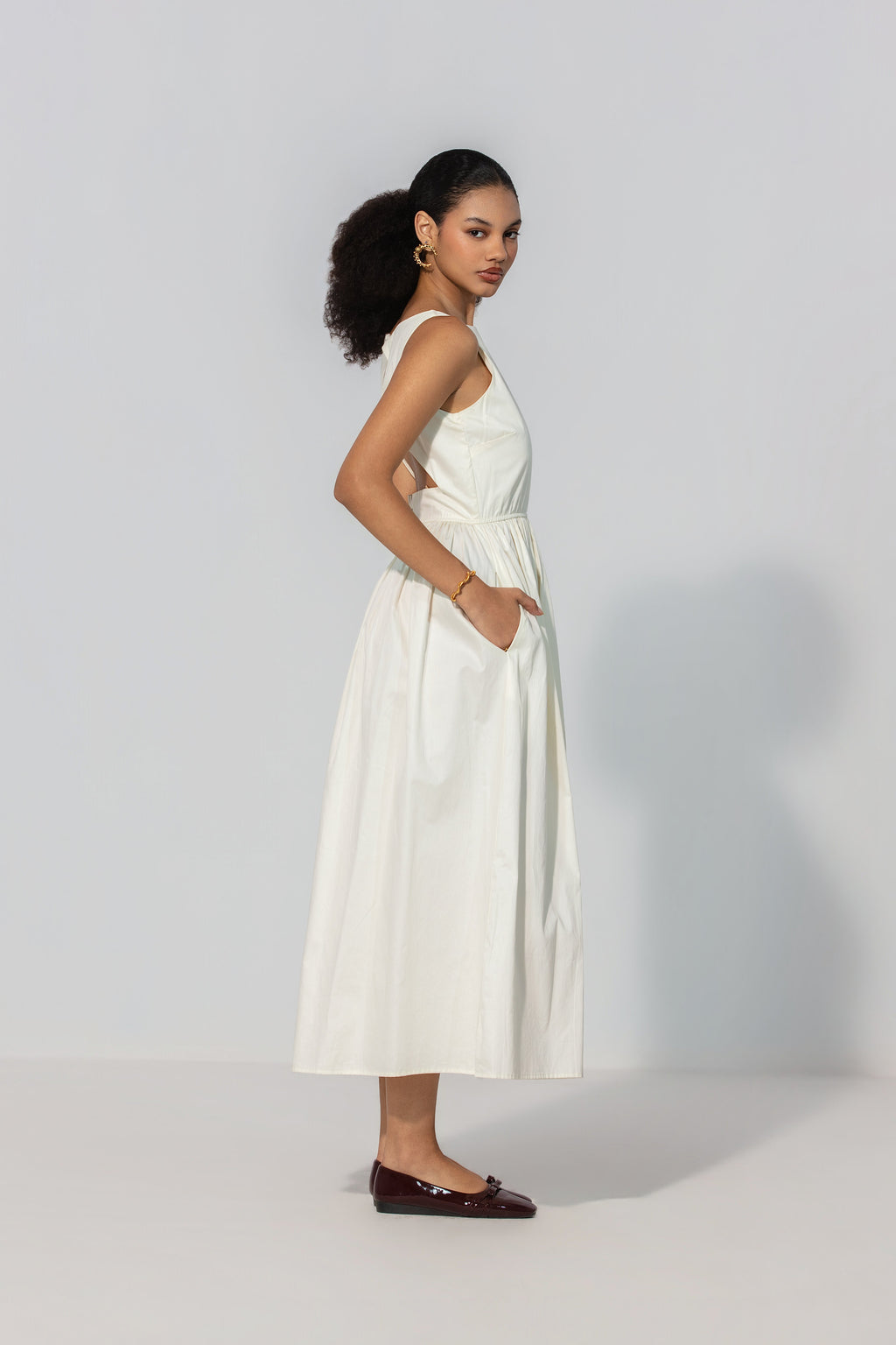 Ivory Gallery Maxi Dress