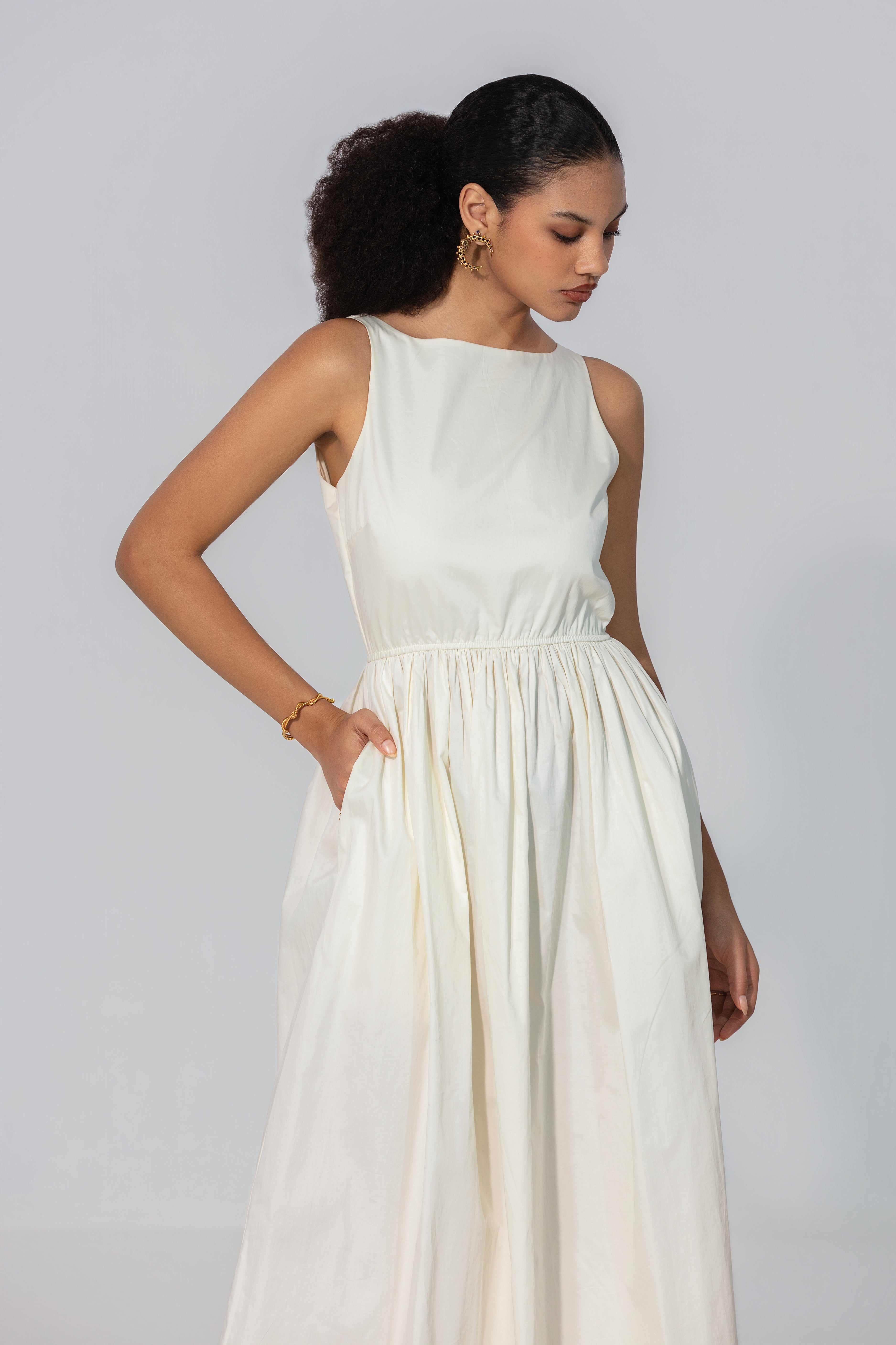 Ivory Gallery Maxi Dress