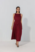 Burgundy Gallery Maxi Dress
