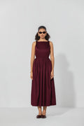 Wine Gallery Maxi Dress