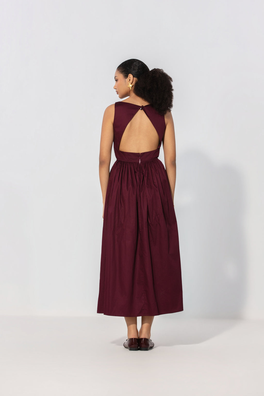 Ababeel in Wine Gallery Maxi Dress