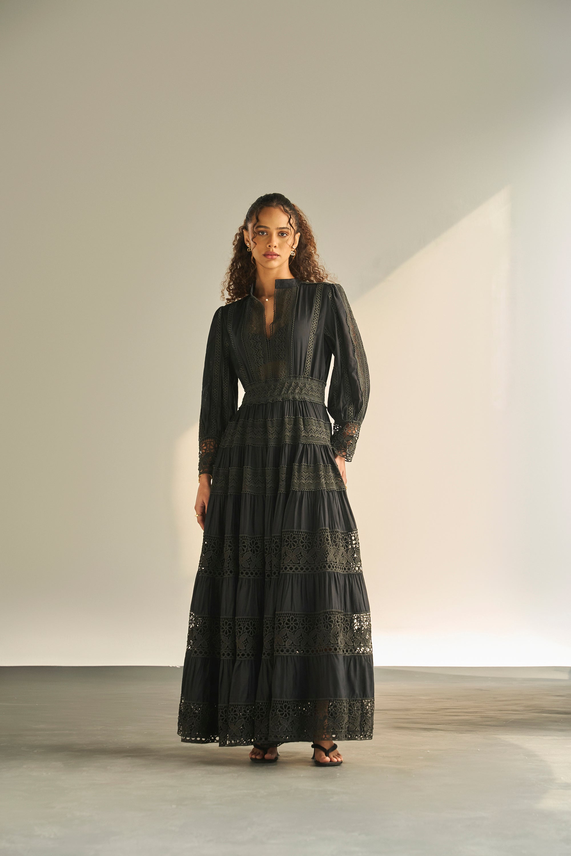 Atelier Lace Black Dress