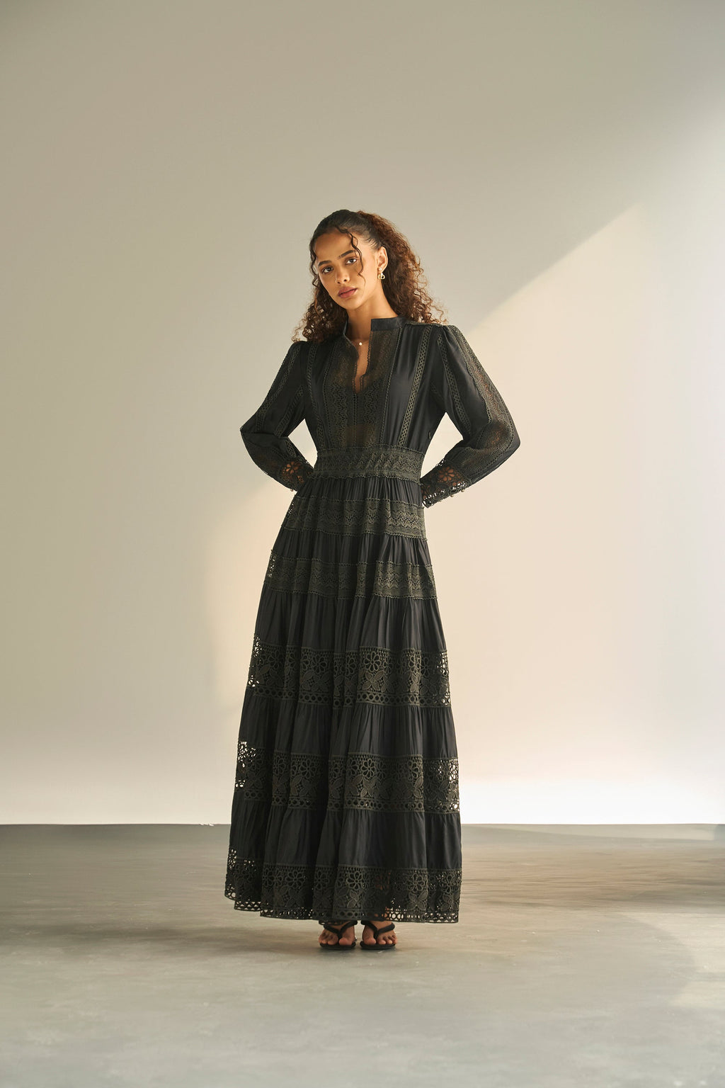 Atelier Lace Black Dress