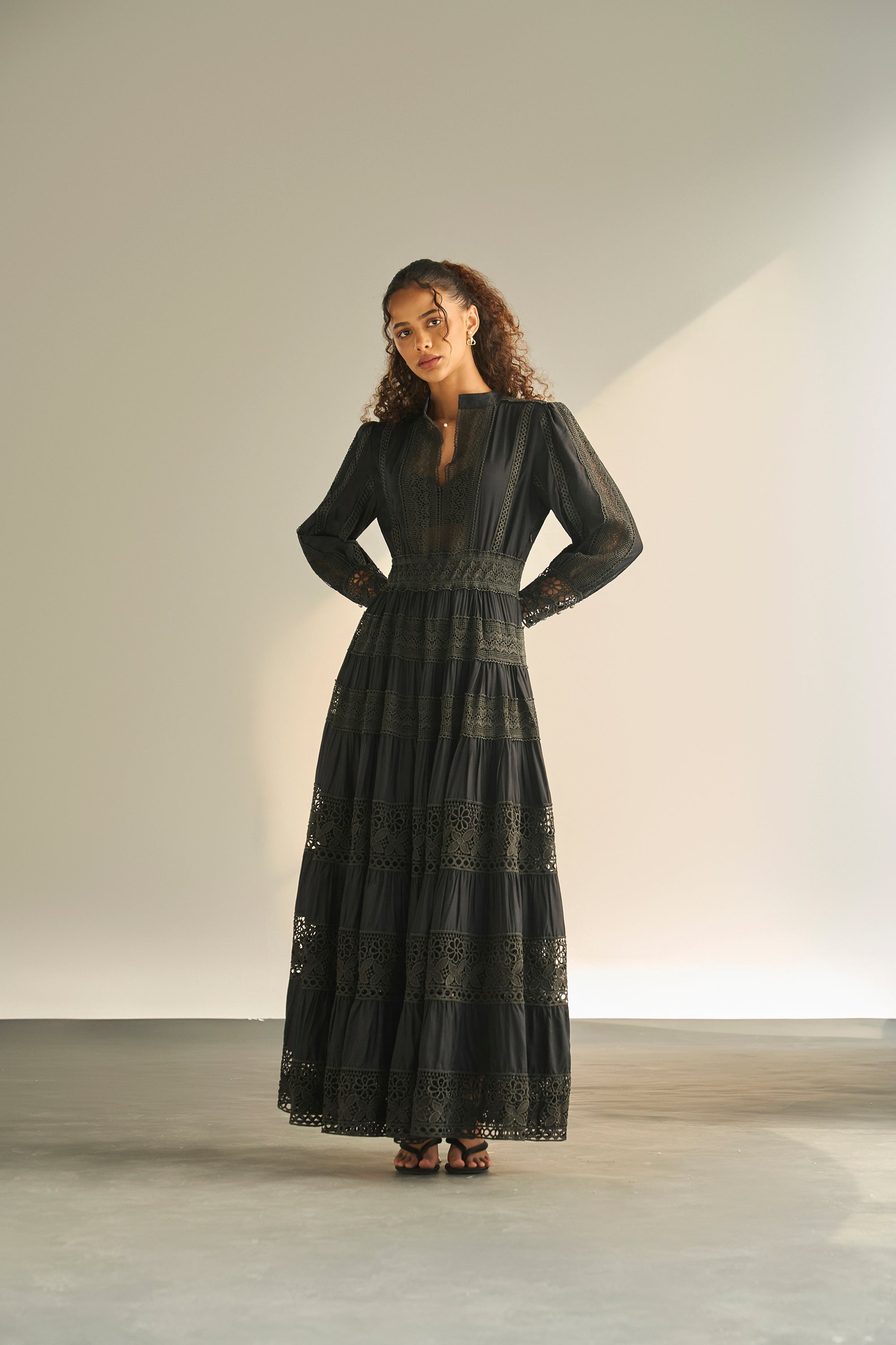 Atelier Lace Black Dress