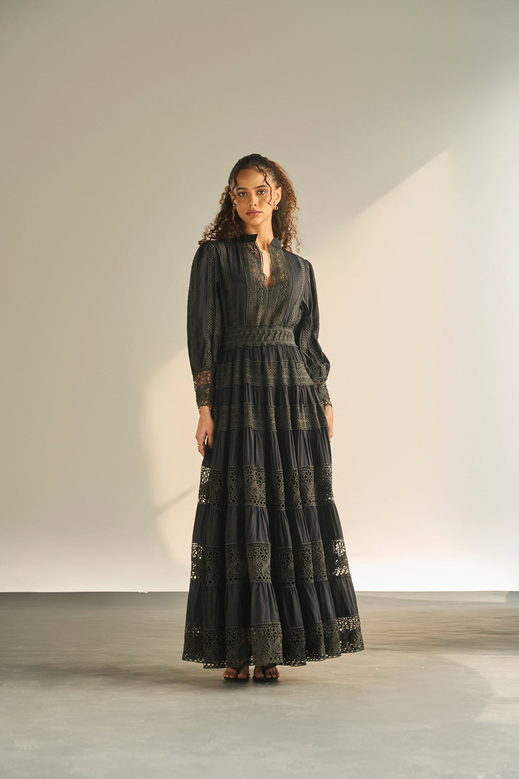 Atelier Lace Black Dress