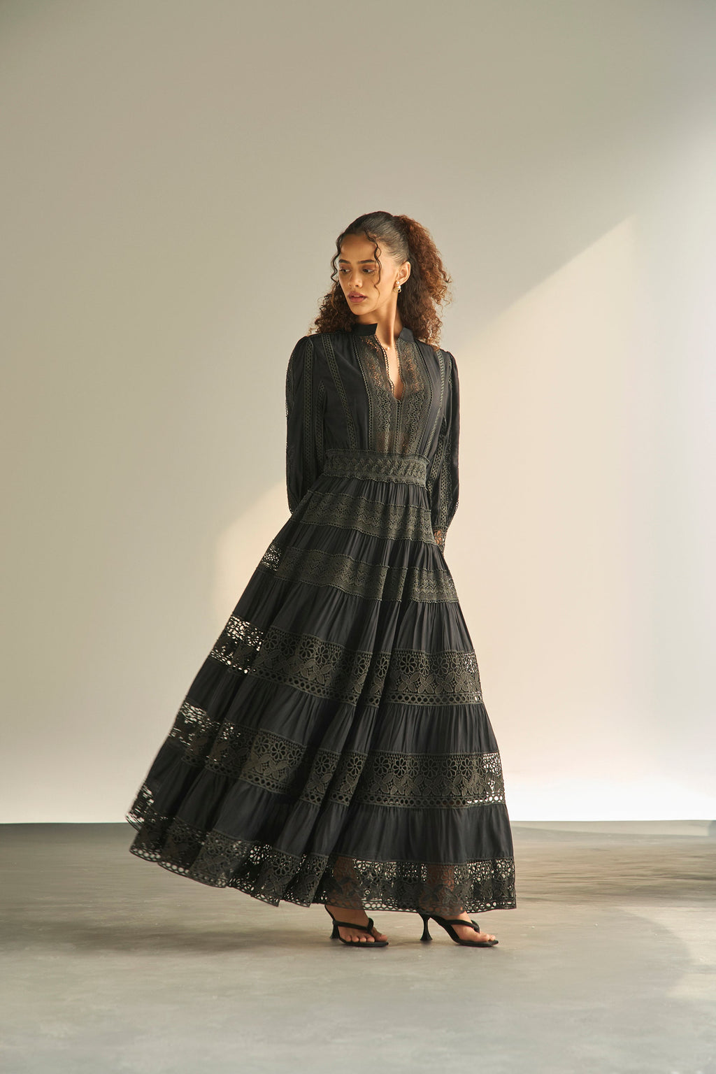 Atelier Lace Black Dress