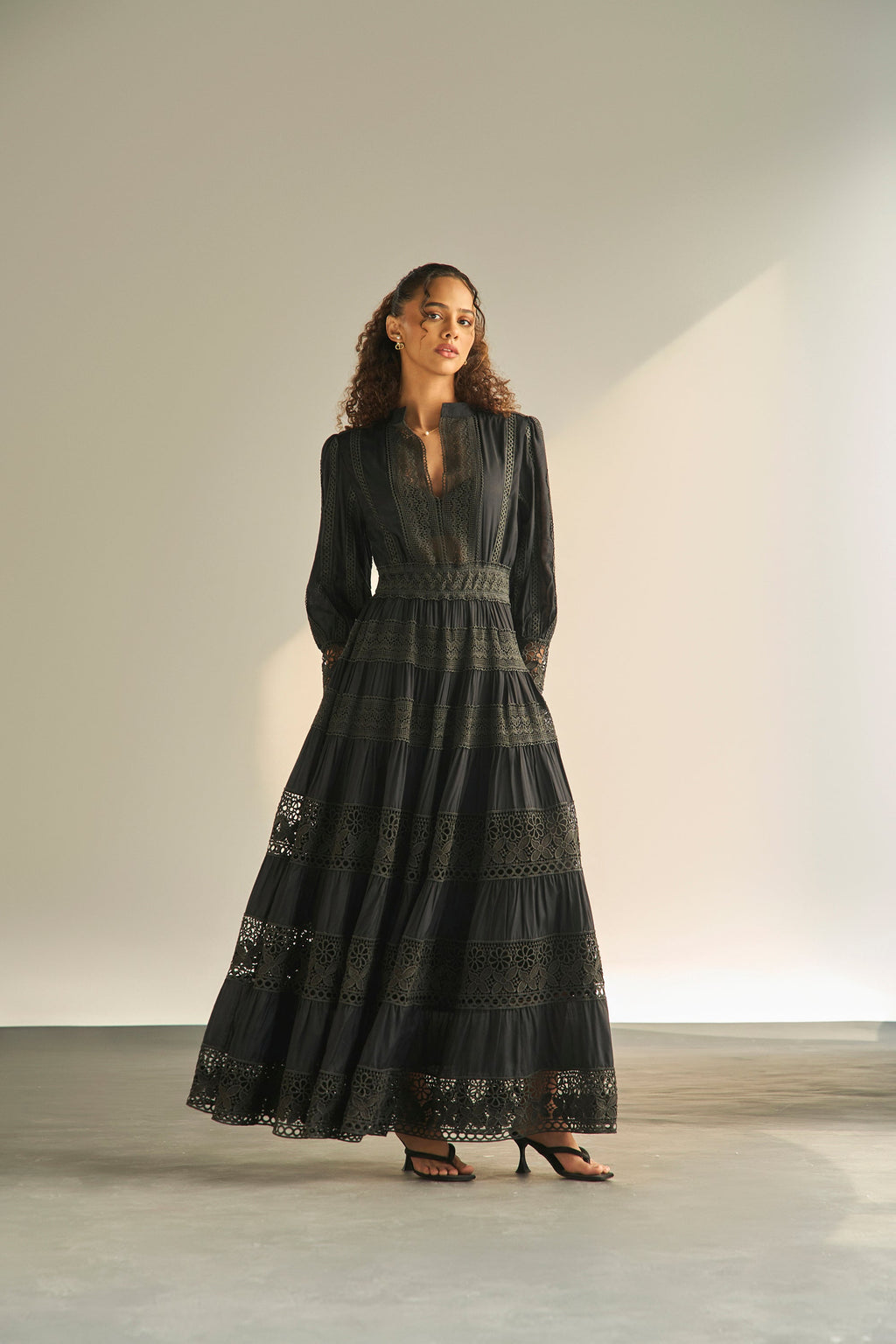 Atelier Lace Black Dress