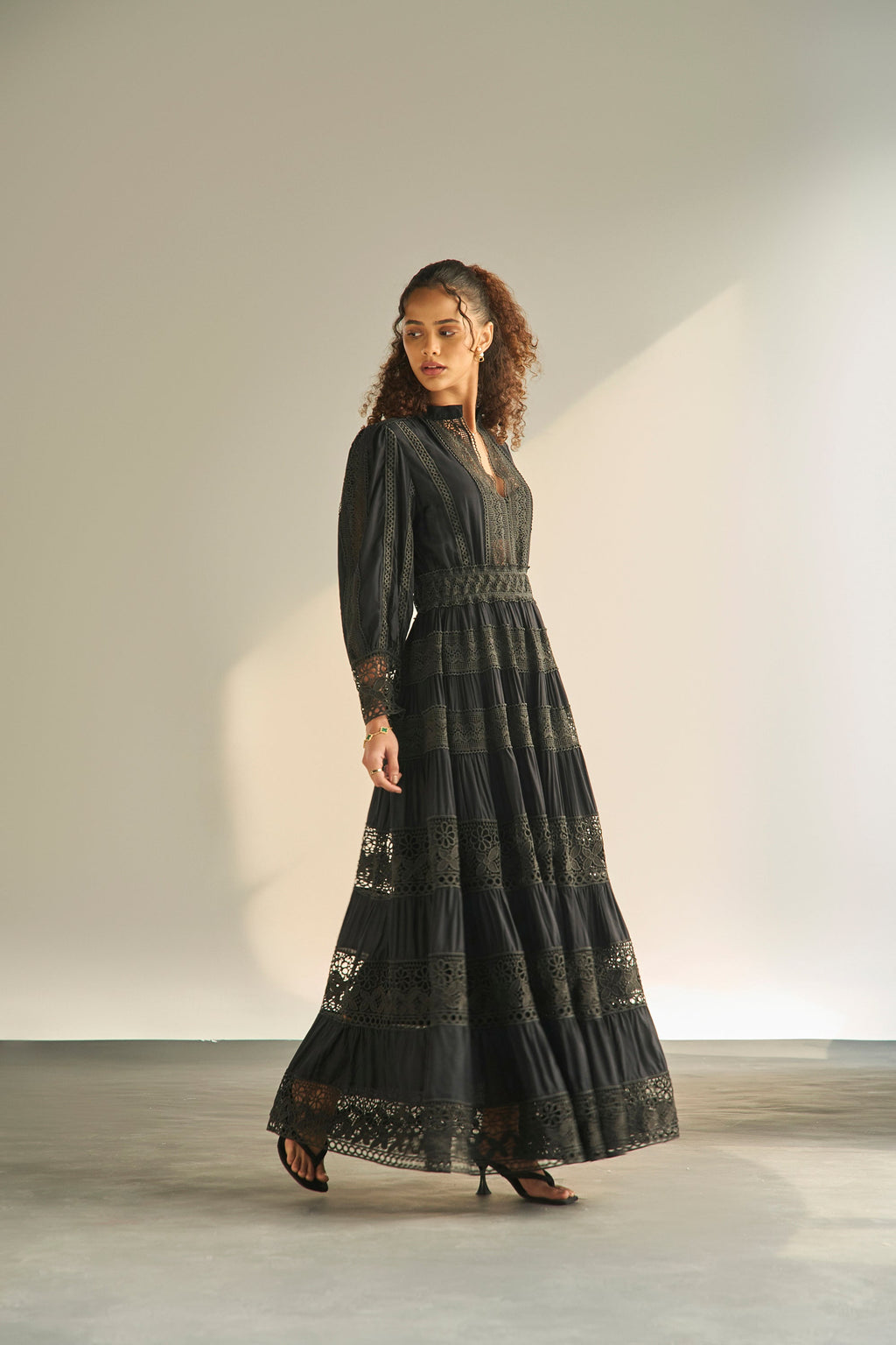 Atelier Lace Black Dress