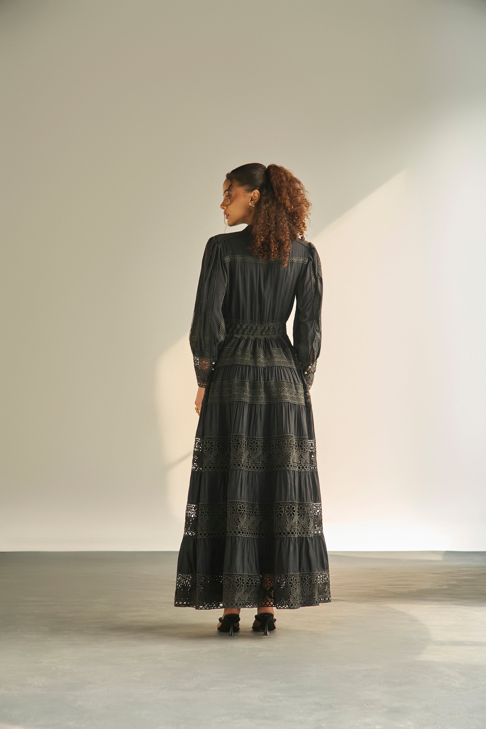 Atelier Lace Black Dress