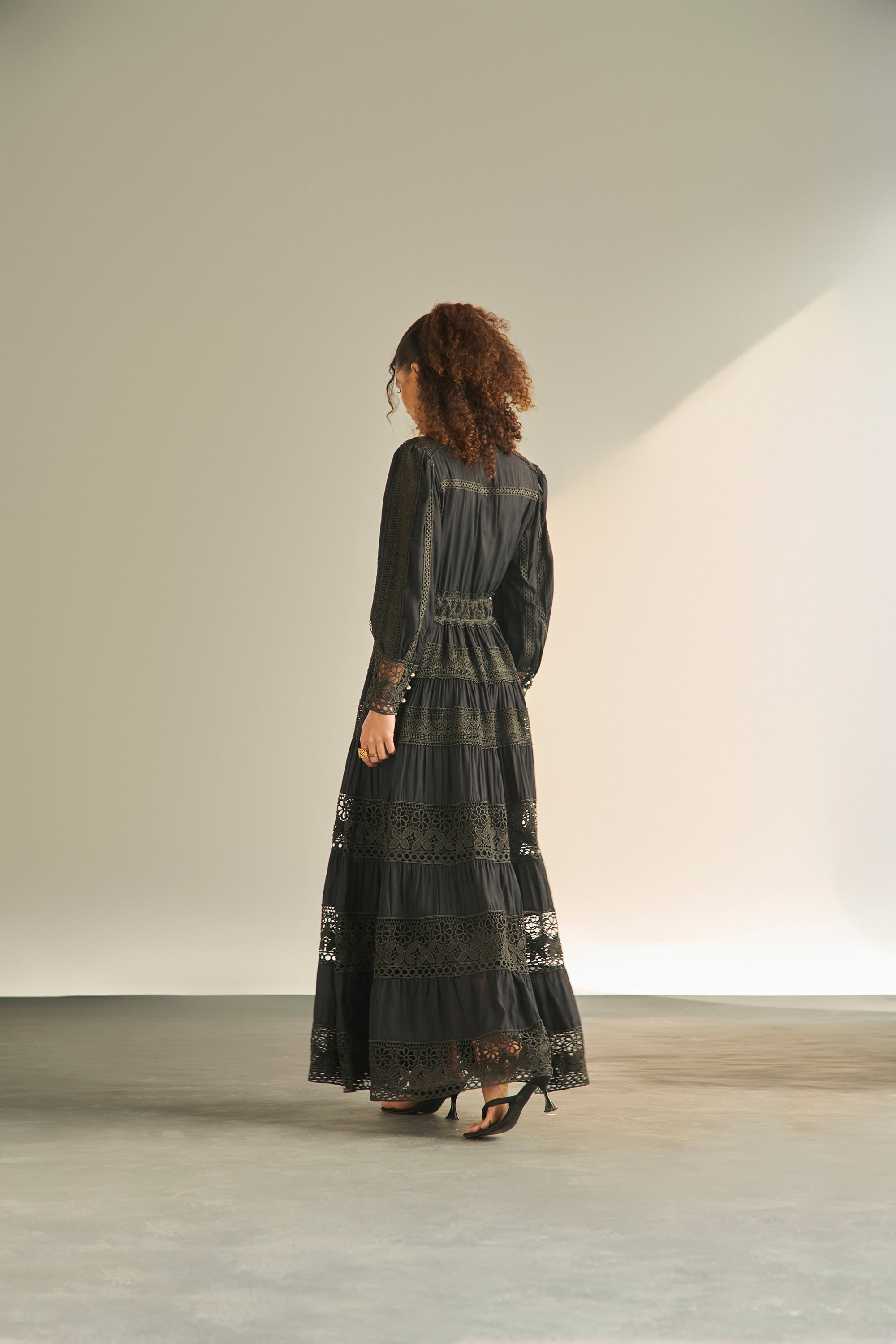 Atelier Lace Black Dress