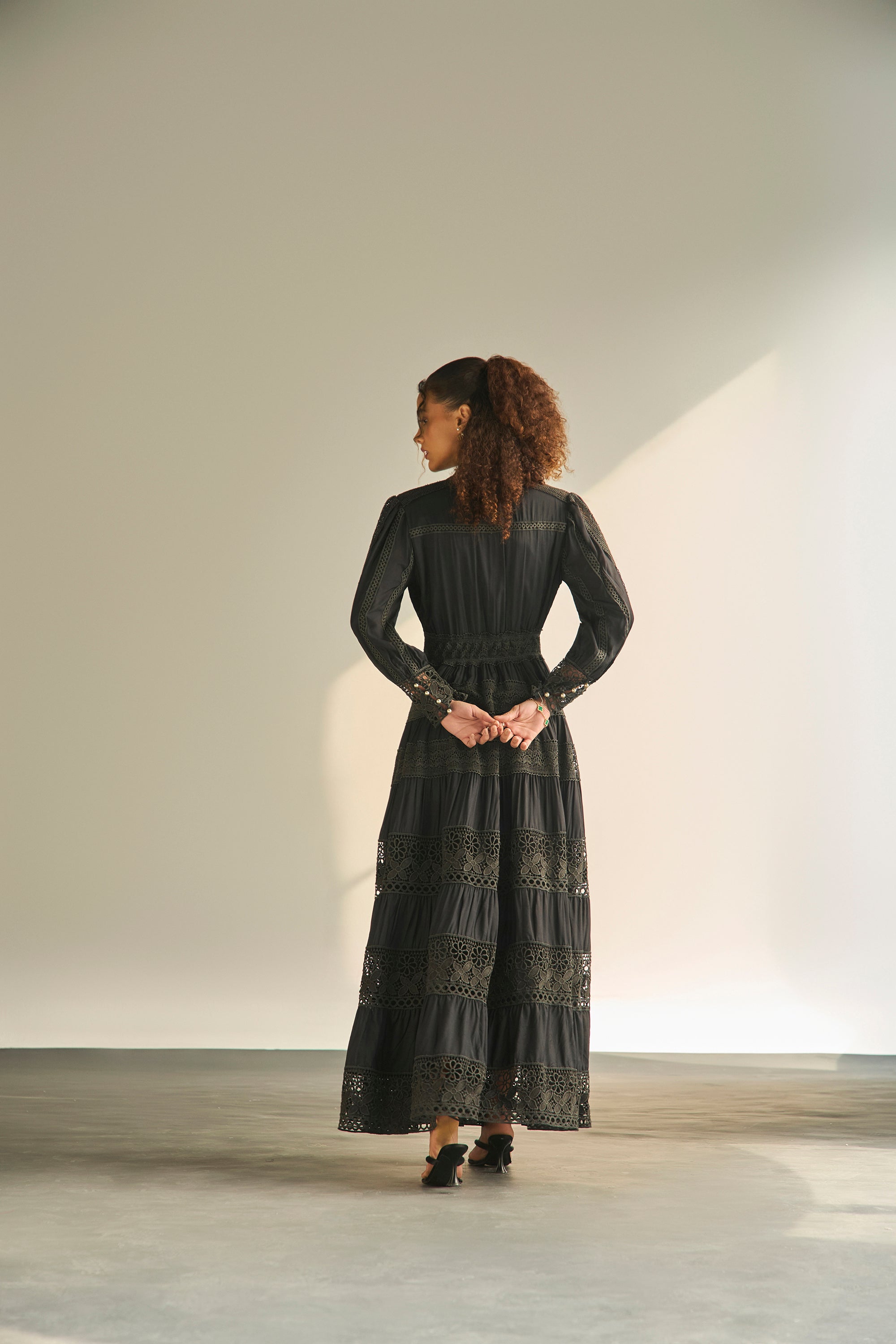Atelier Lace Black Dress