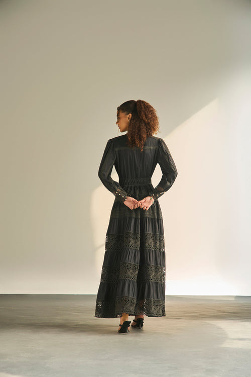 Atelier Lace Black Dress