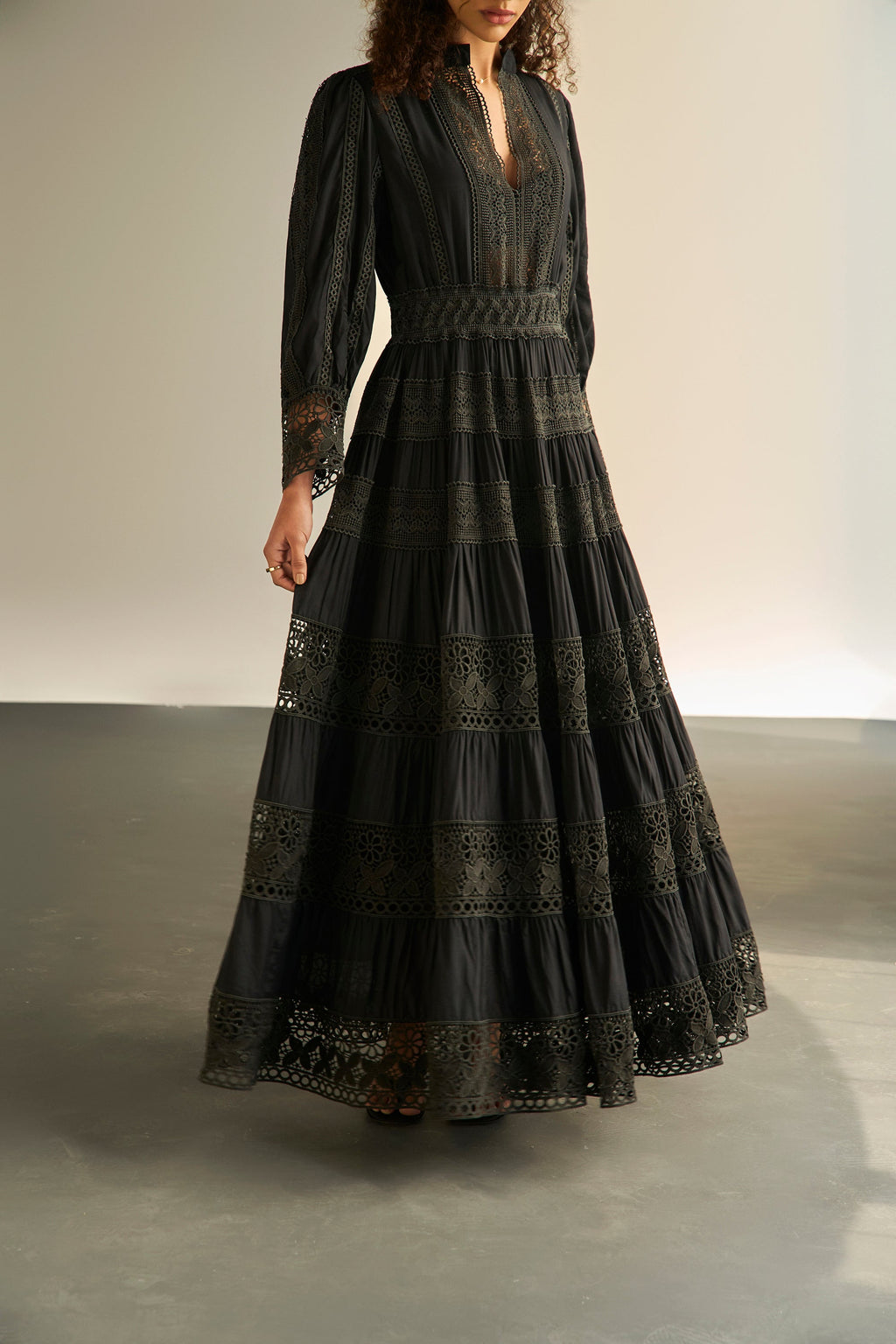 Atelier Lace Black Dress