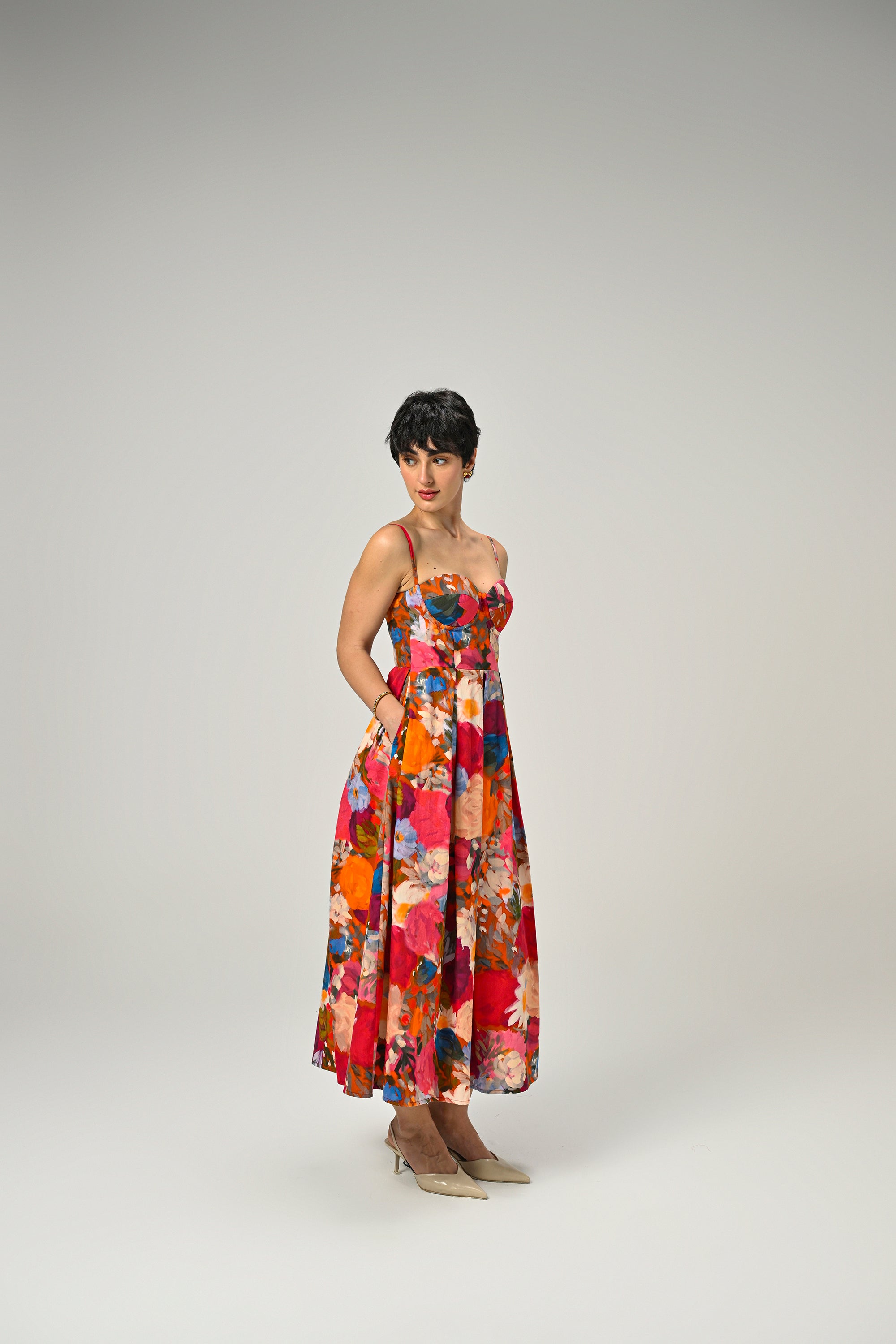 Eden Bloom Padded Dress