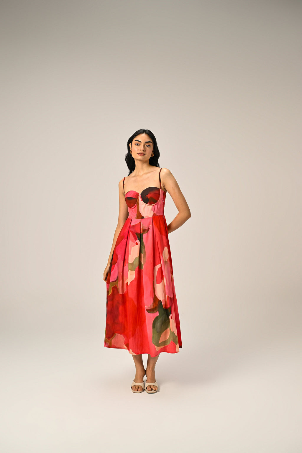 Aurora Rose Padded Dress
