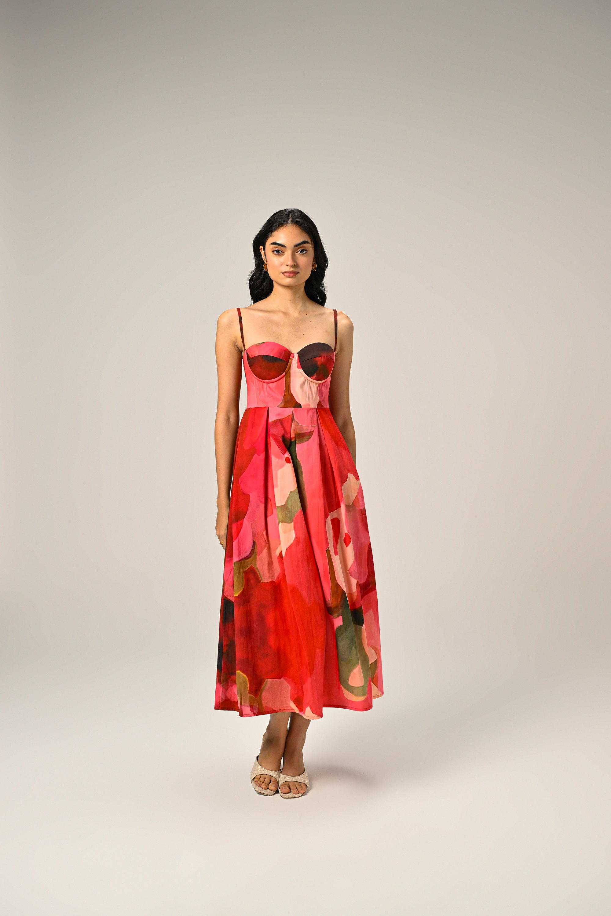 Aurora Rose Padded Dress