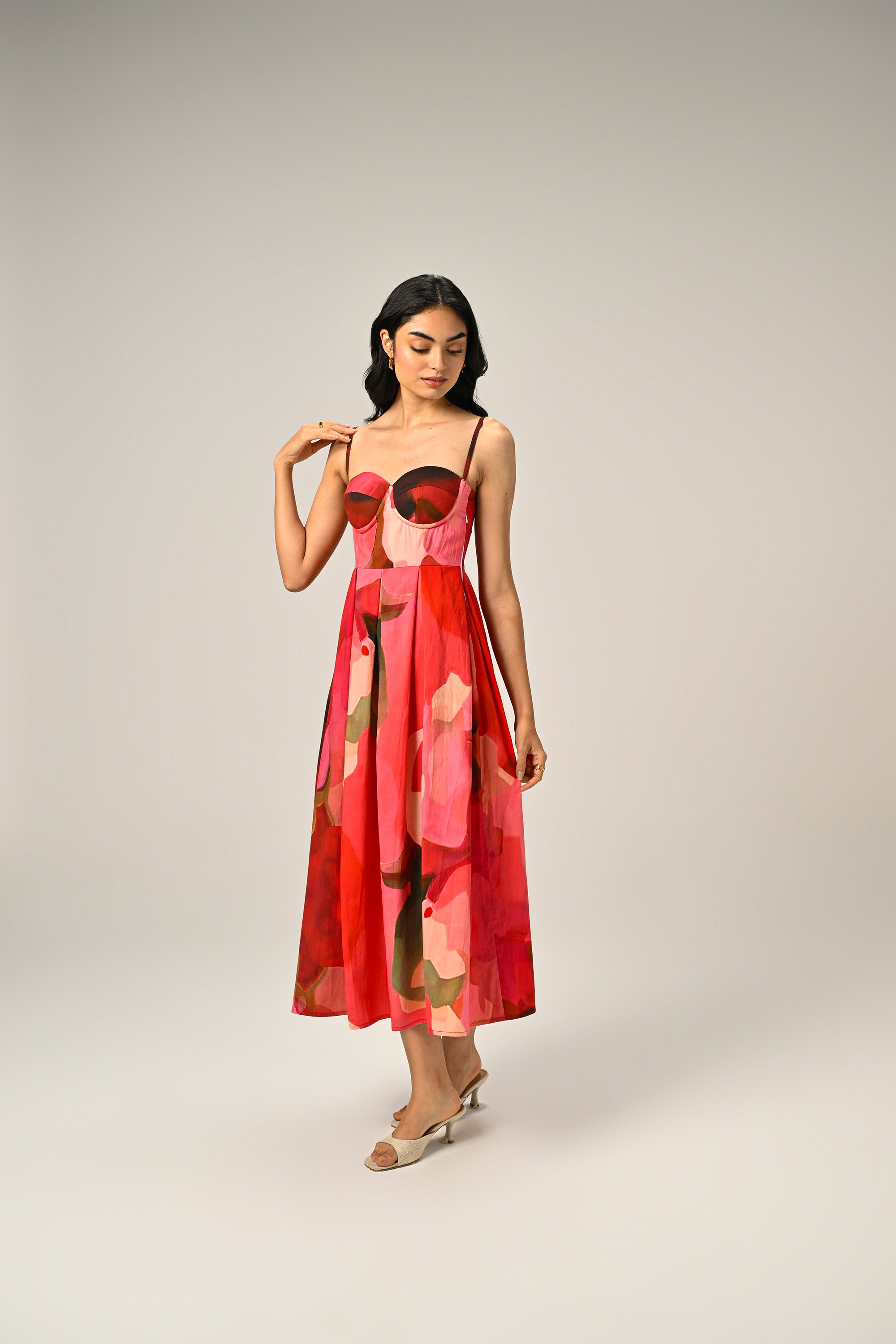 Aurora Rose Padded Dress