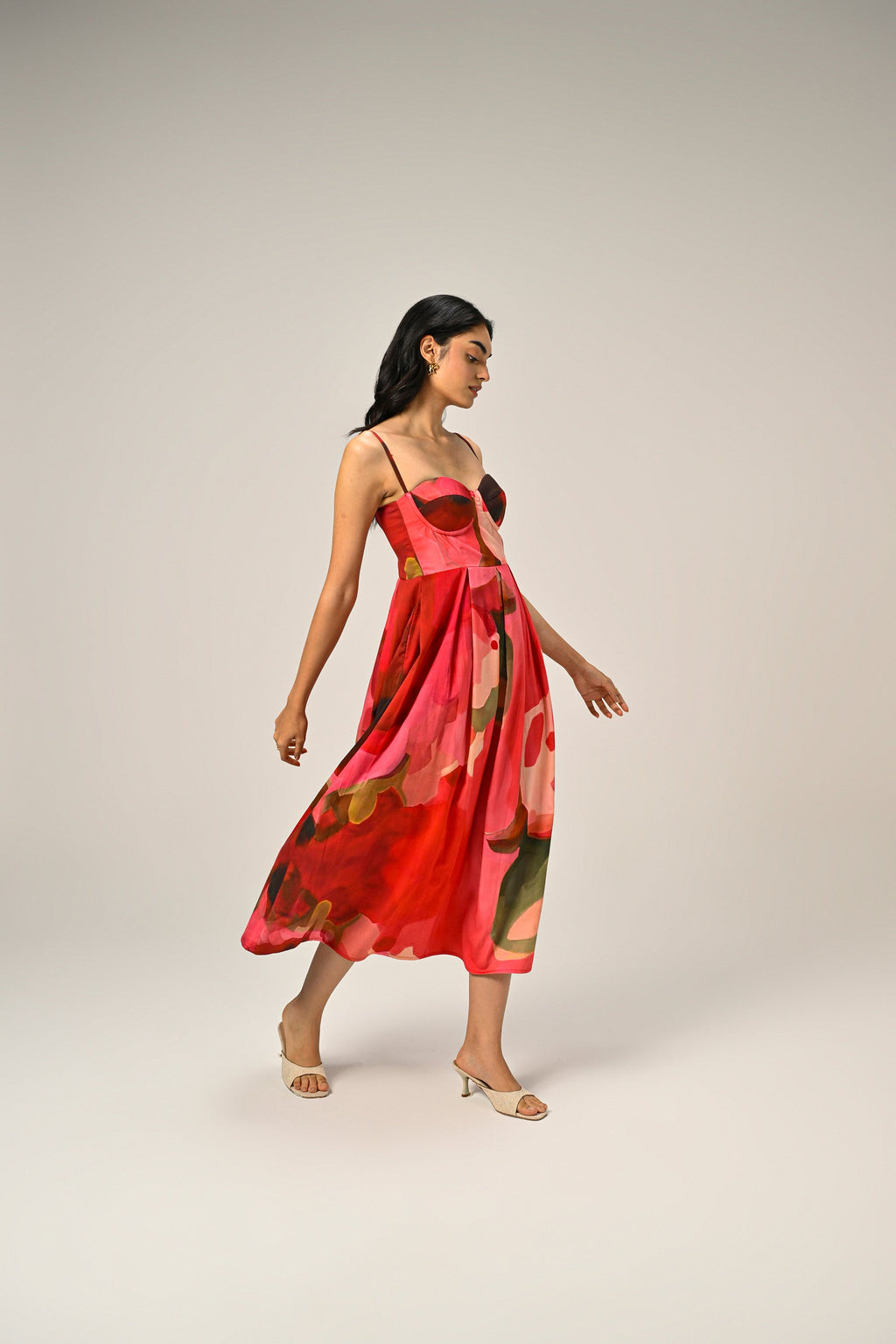 Twinkle in Aurora Rose Padded Dress