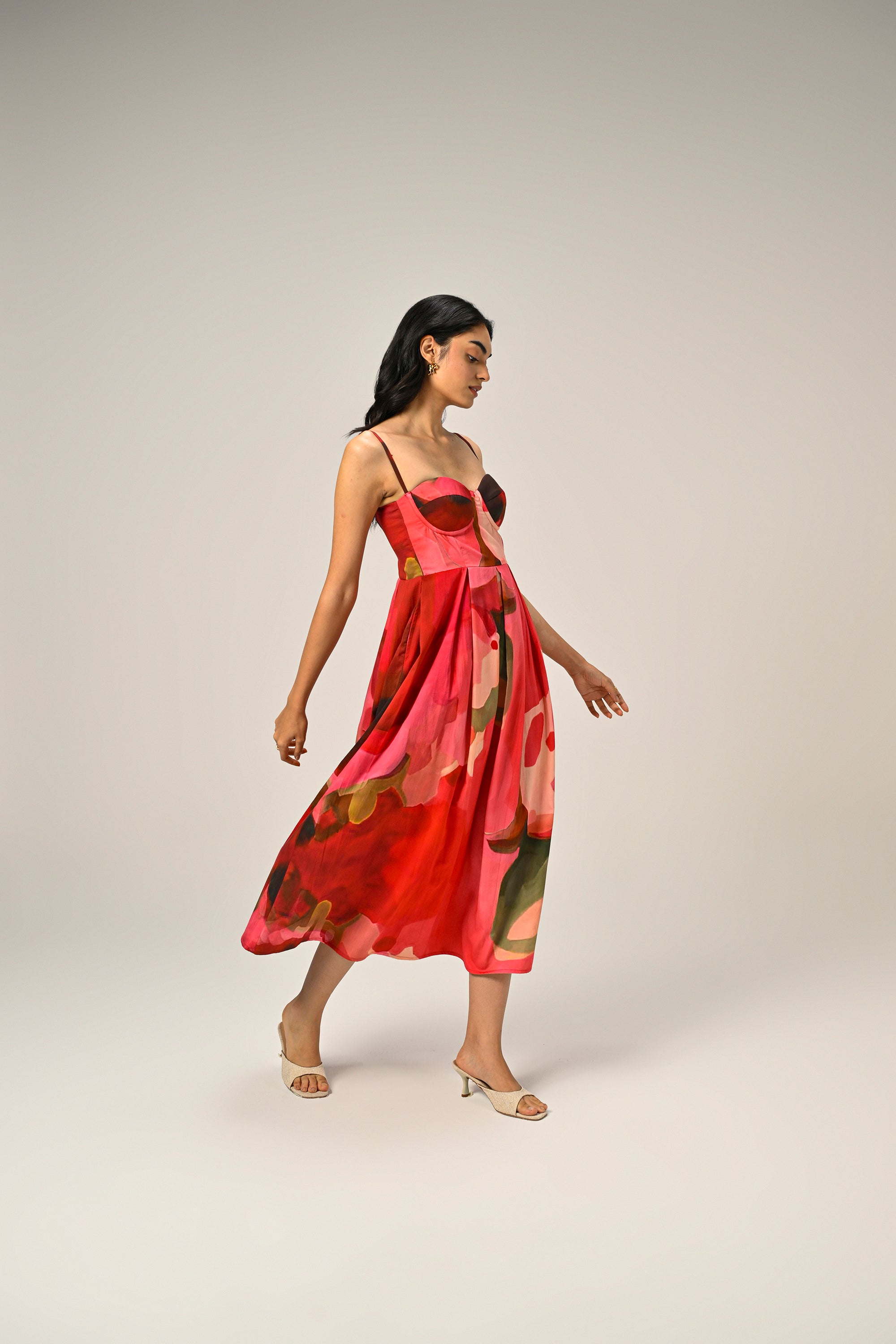 Twinkle in Aurora Rose Padded Dress