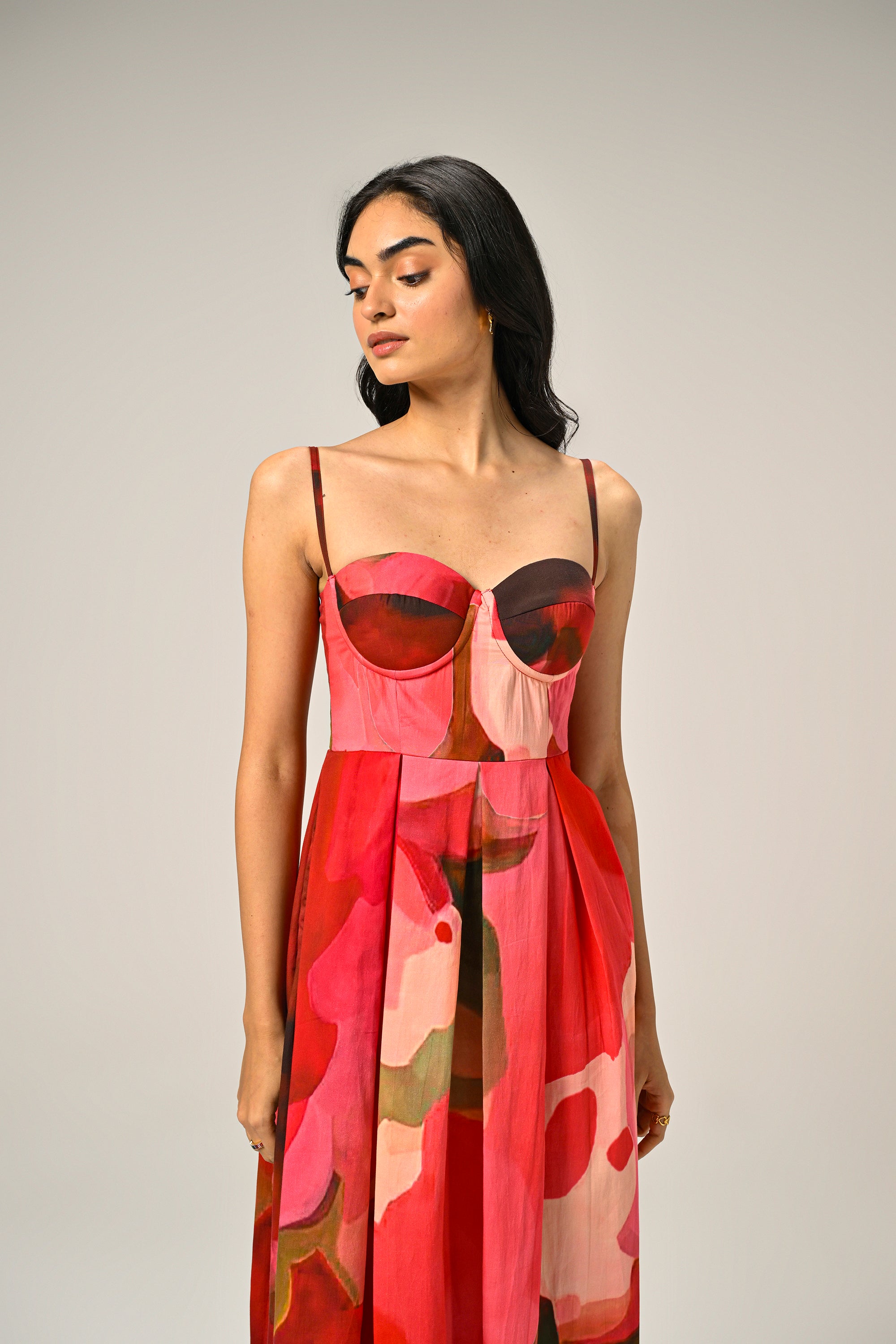 Aurora Rose Padded Dress