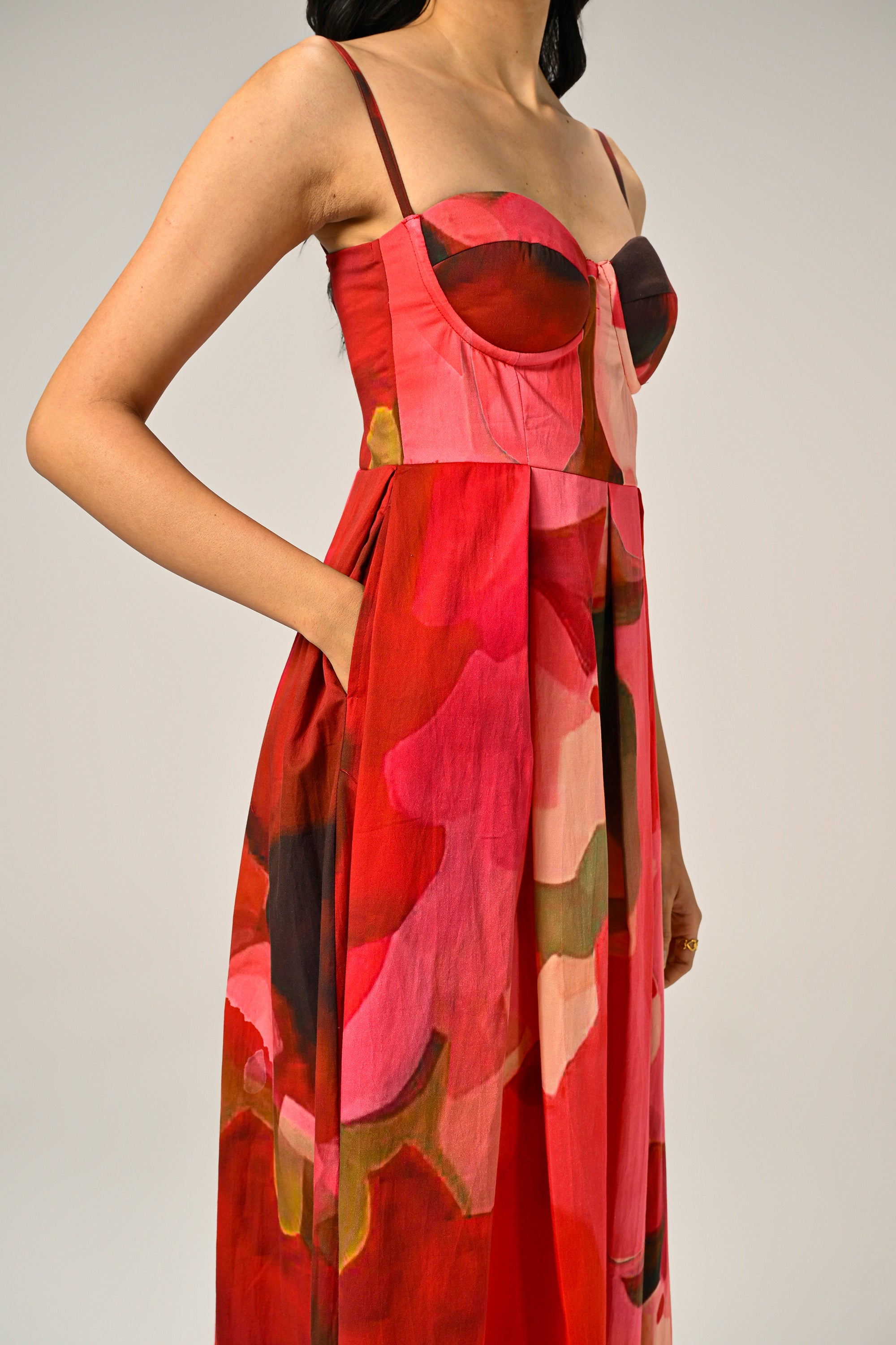Twinkle in Aurora Rose Padded Dress