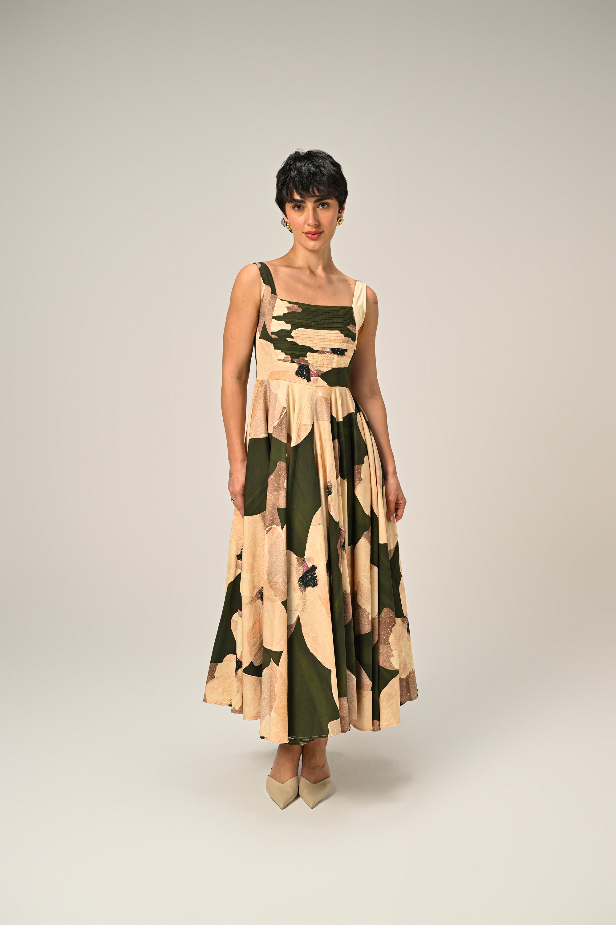 Russet Charm Long Dress