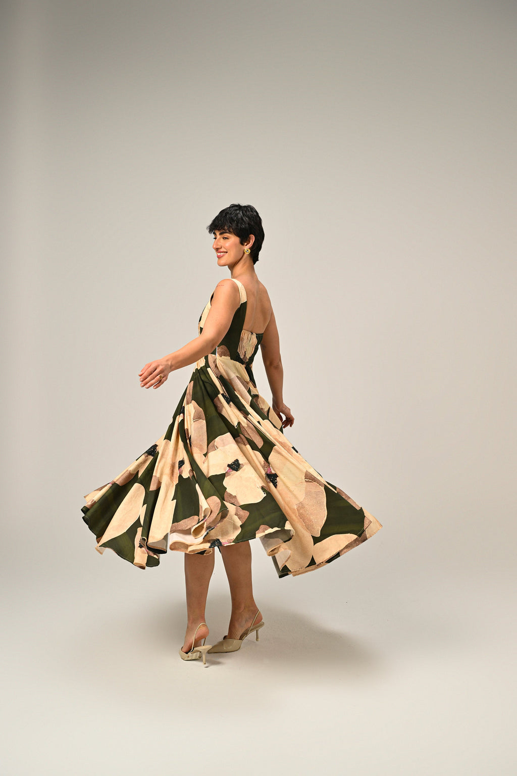 Russet Charm Long Dress